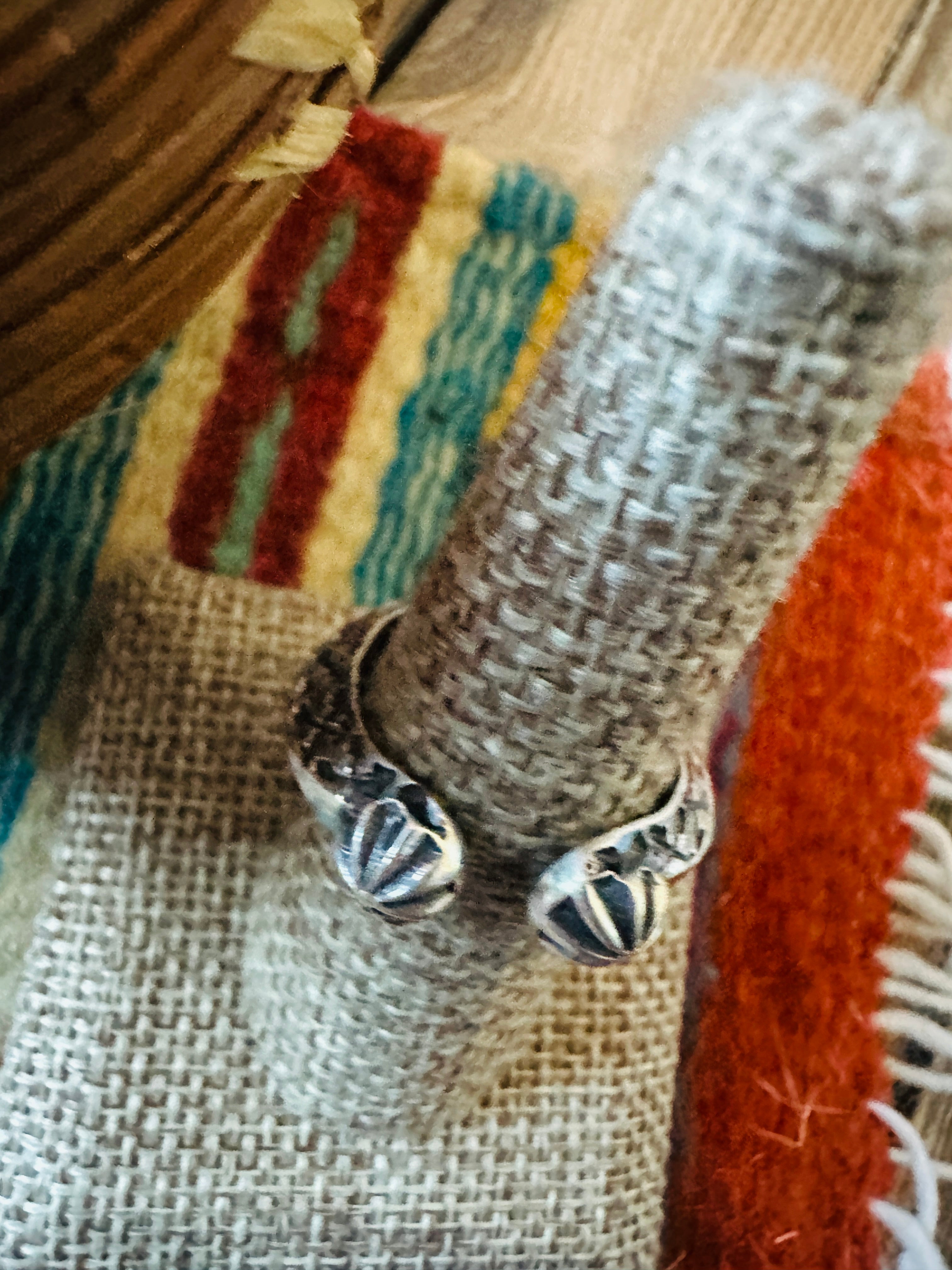 Handcrafted Sterling Silver Band Ring Size 10 by Sunshine Reeves