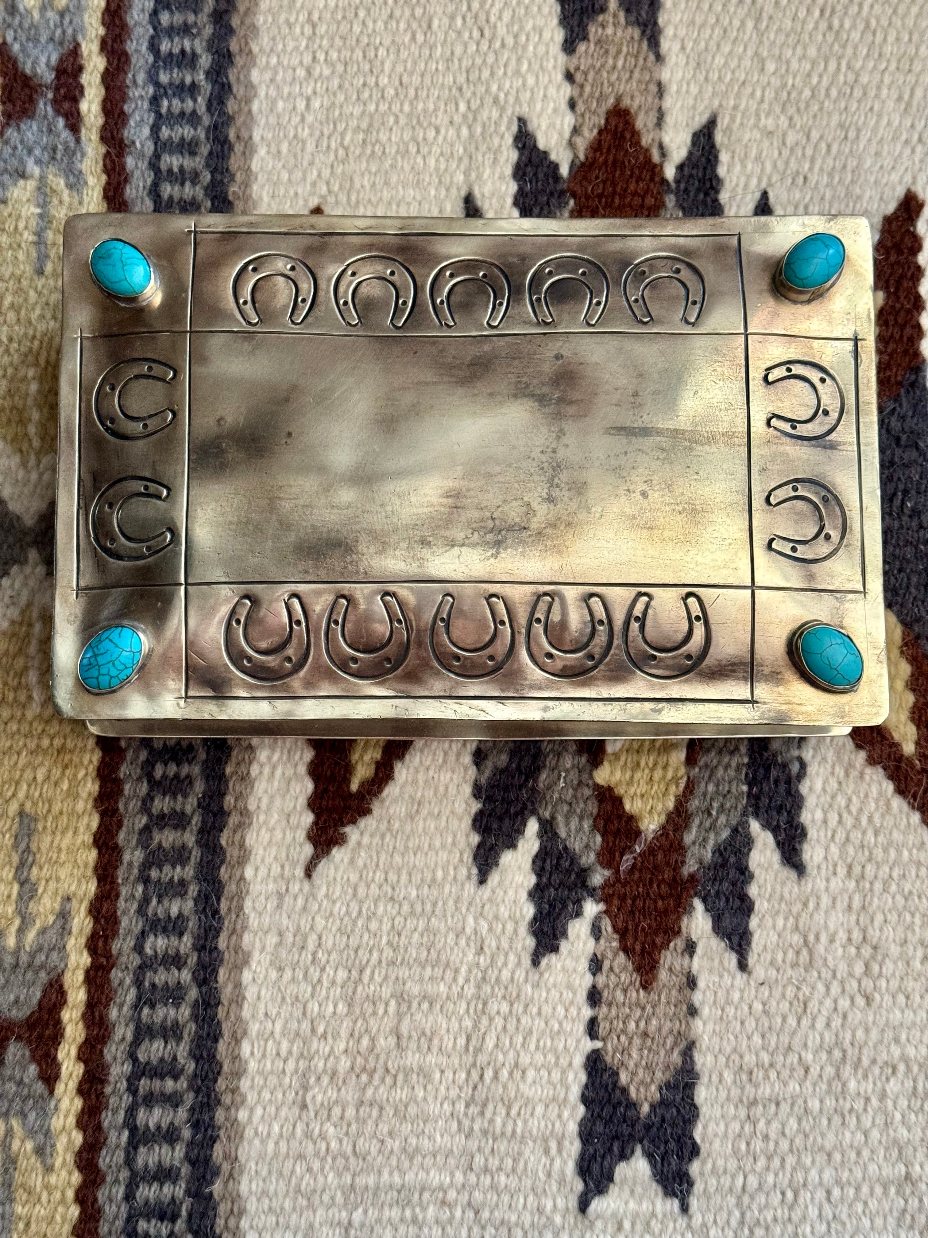 Handmade German Silver Trinket Box