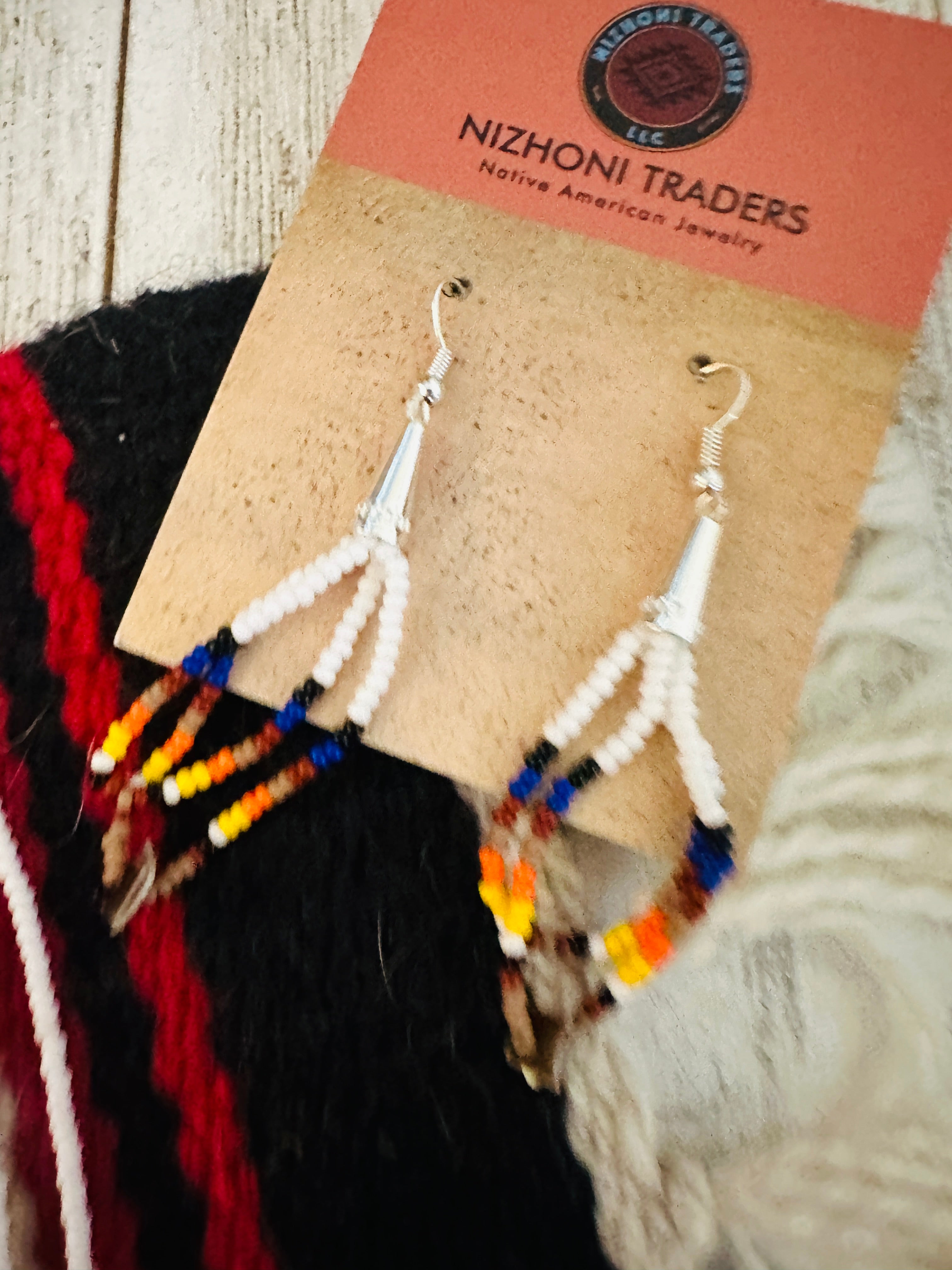 Navajo Multicolor Beaded Necklace Set