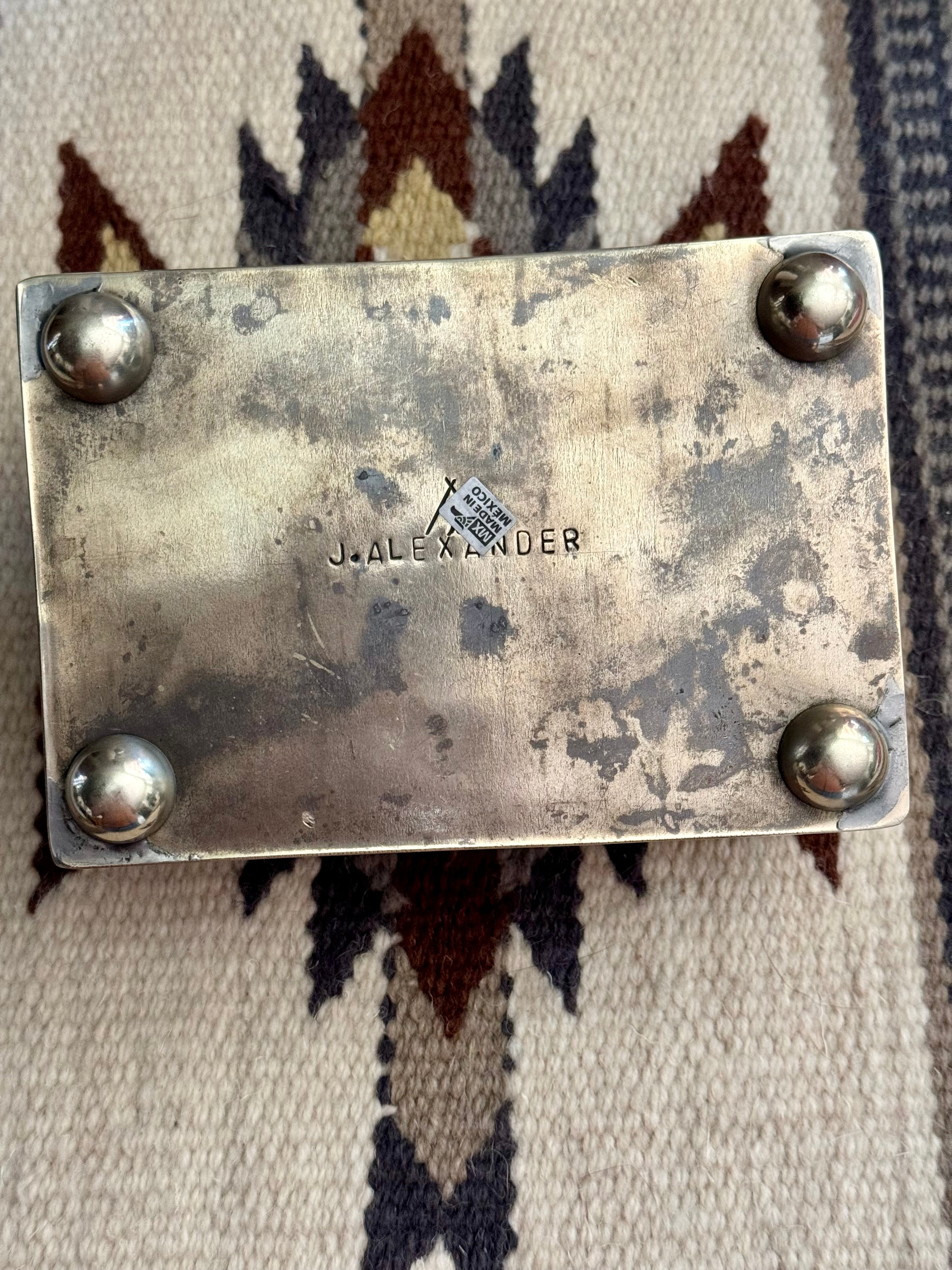 Handmade German Silver Trinket Box