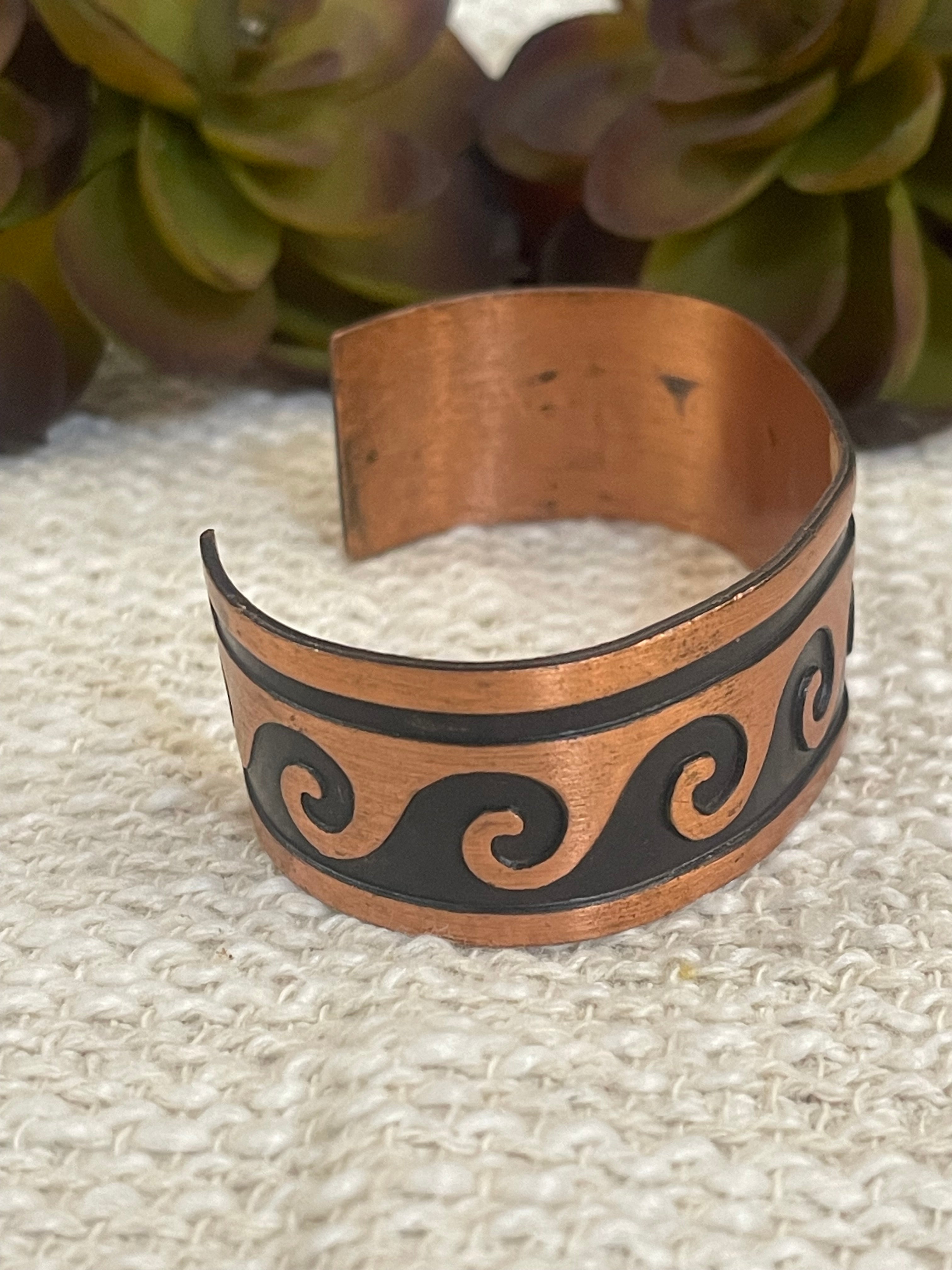 Vintage Handmade Copper Cuff