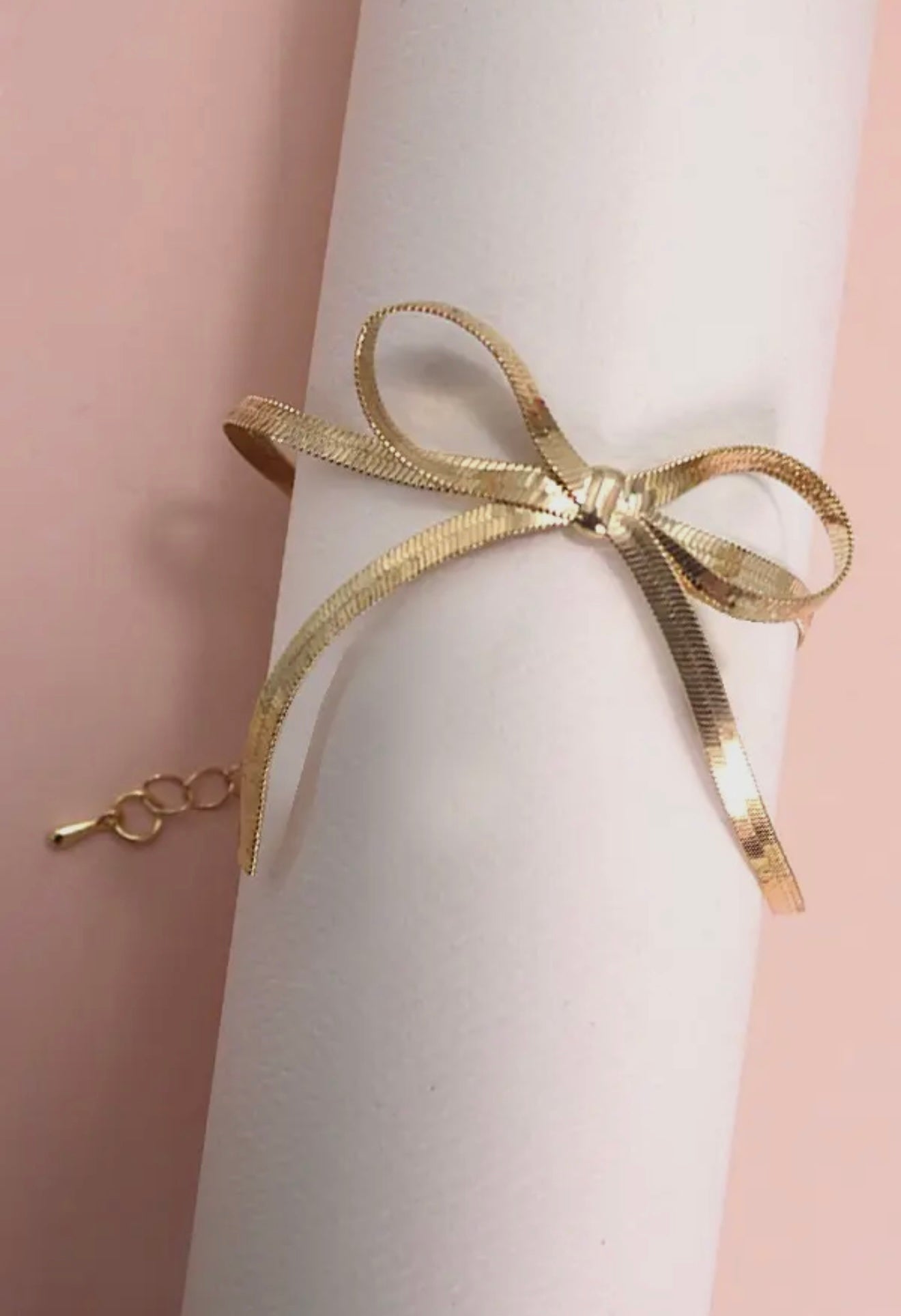 “The Golden Collection” BOW Handmade Beaded Bracelet