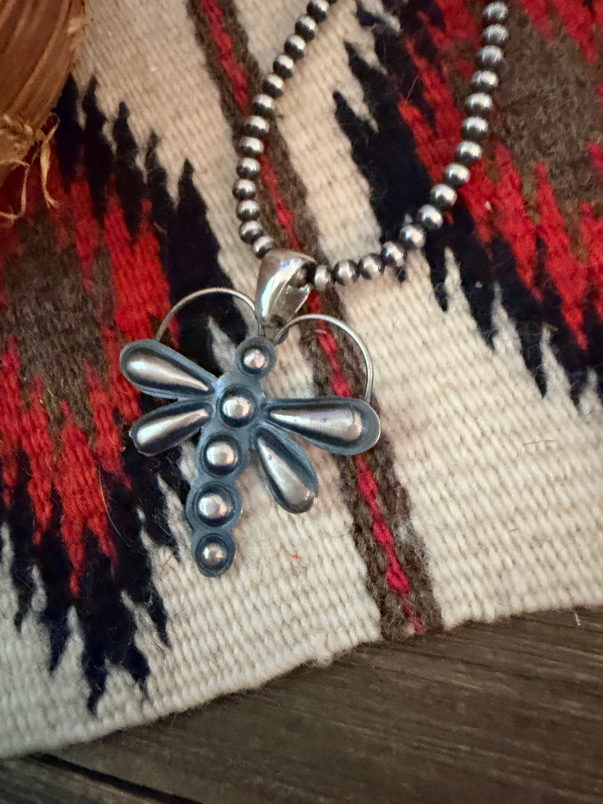 Handcrafted Sterling Silver Dragonfly Pendant