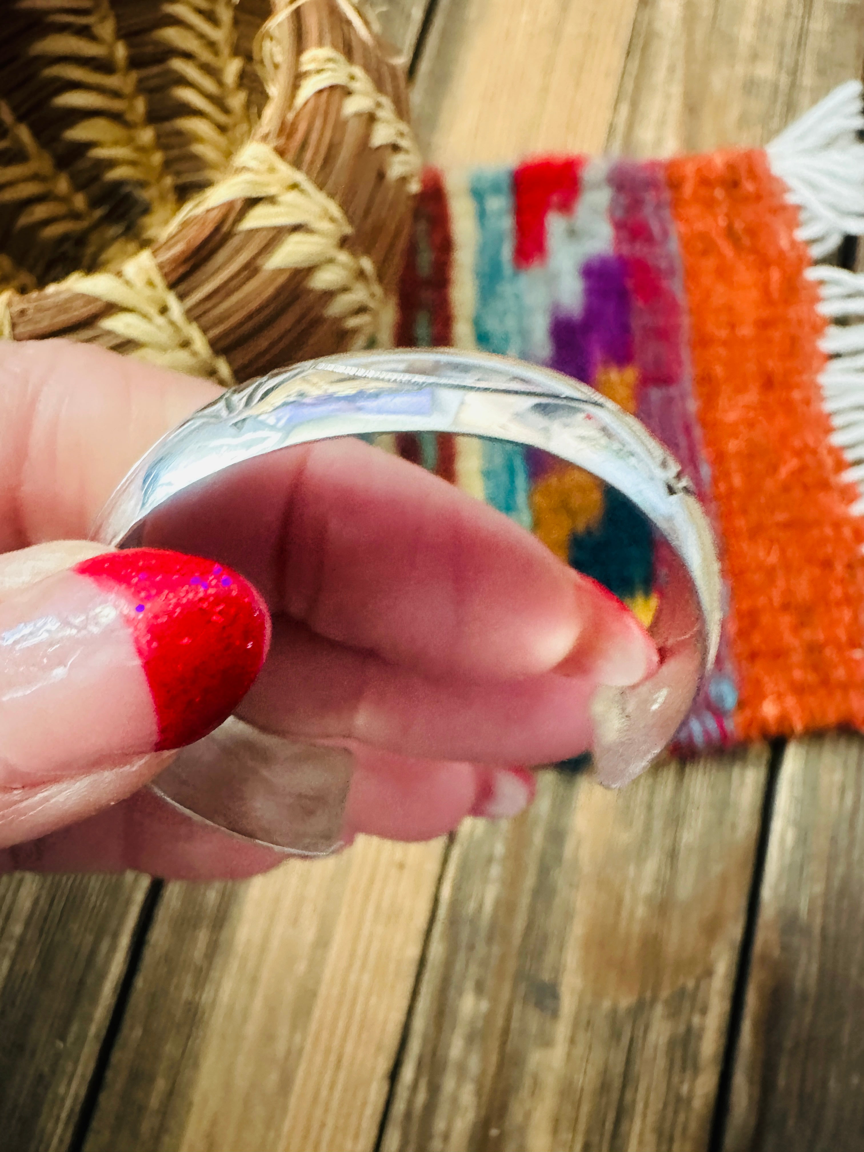 Handcrafted Sterling Silver Baby Cuff Bracelet