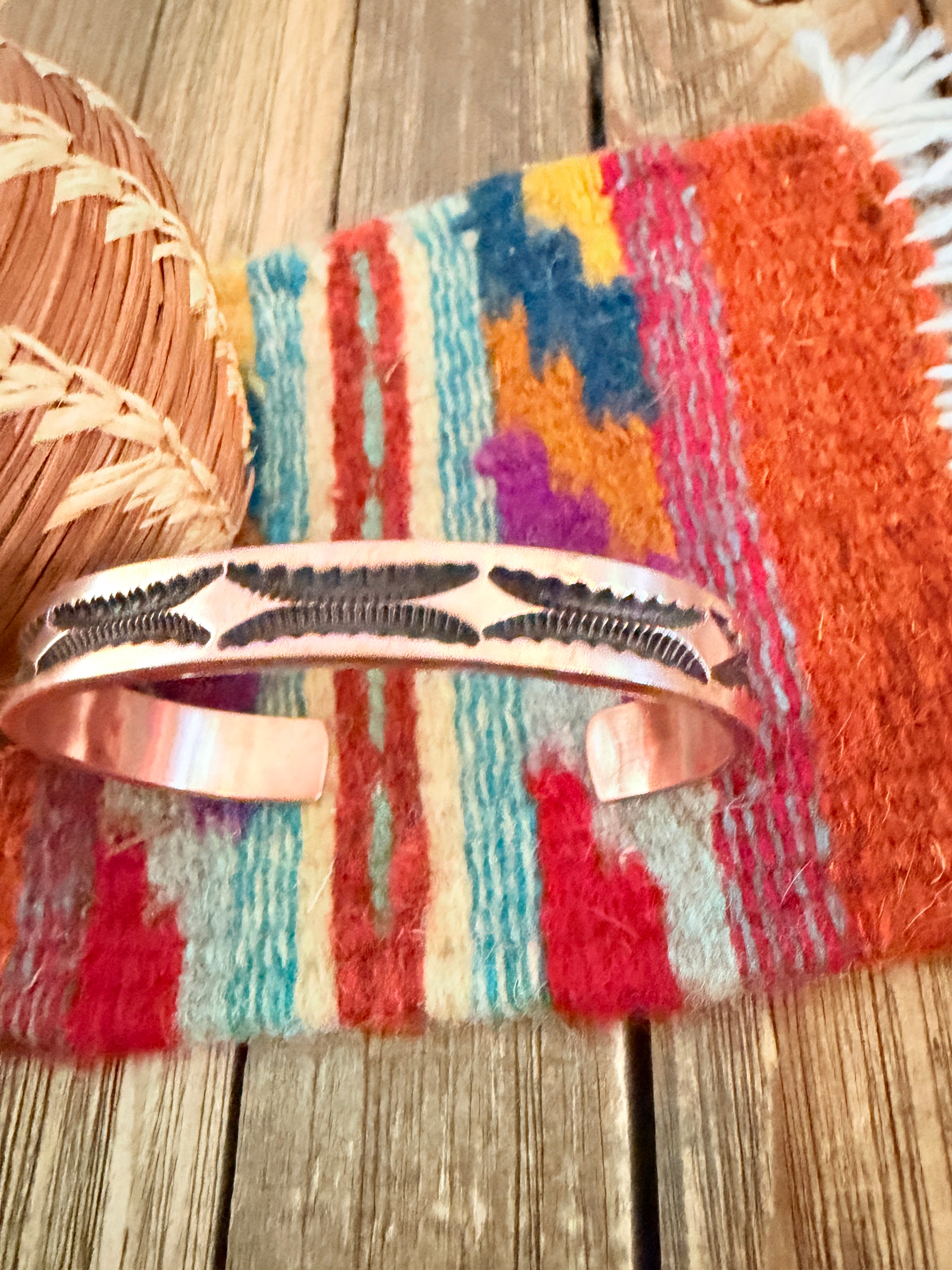 Handcrafted Copper Cuff Bracelet Jake Tahe