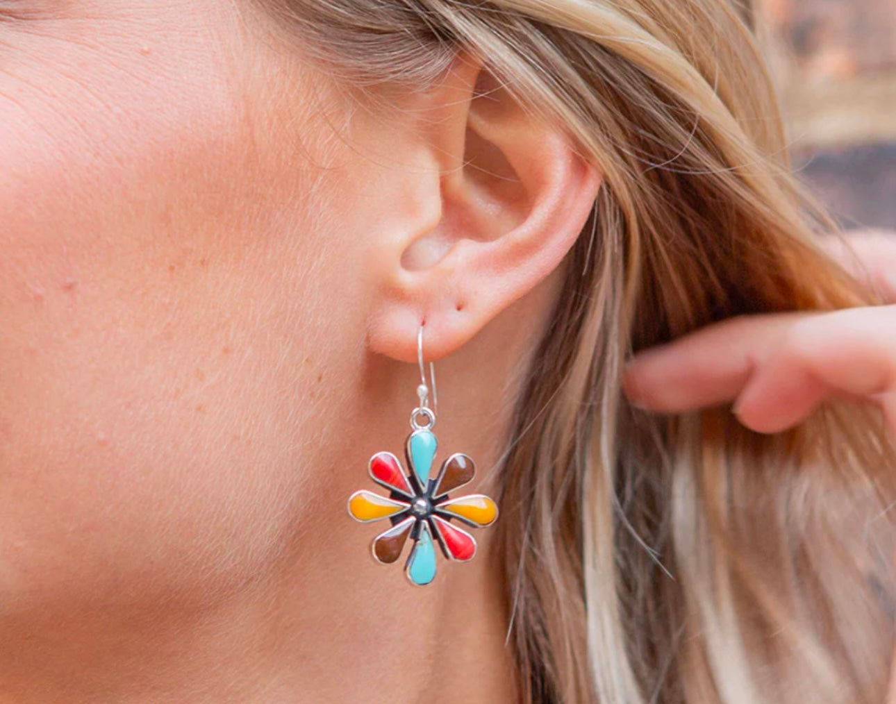 Tejano Daisy Earrings