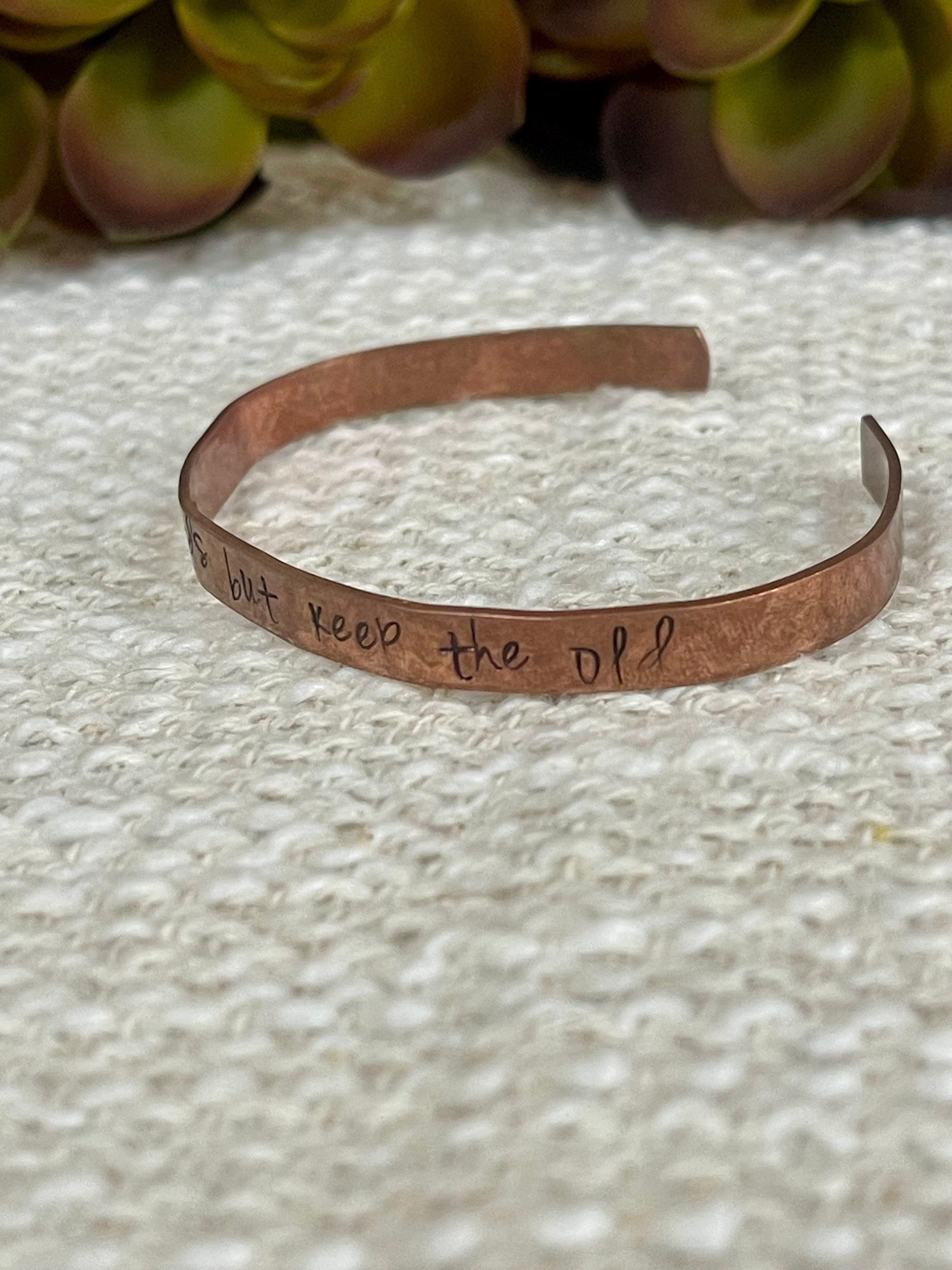 Vintage Handmade Copper Cuff