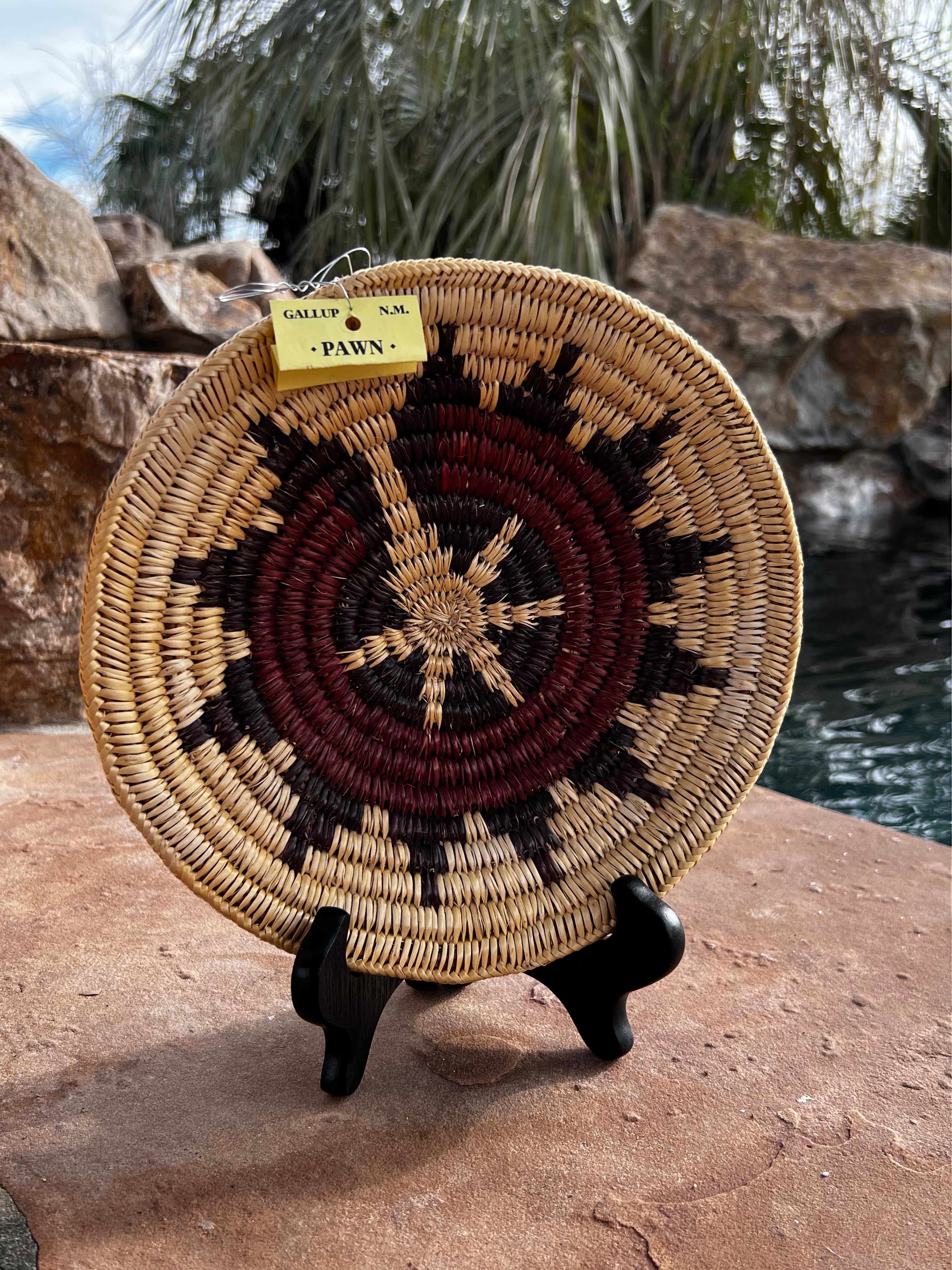 Old Pawn Handcrafted Woven Basket #2