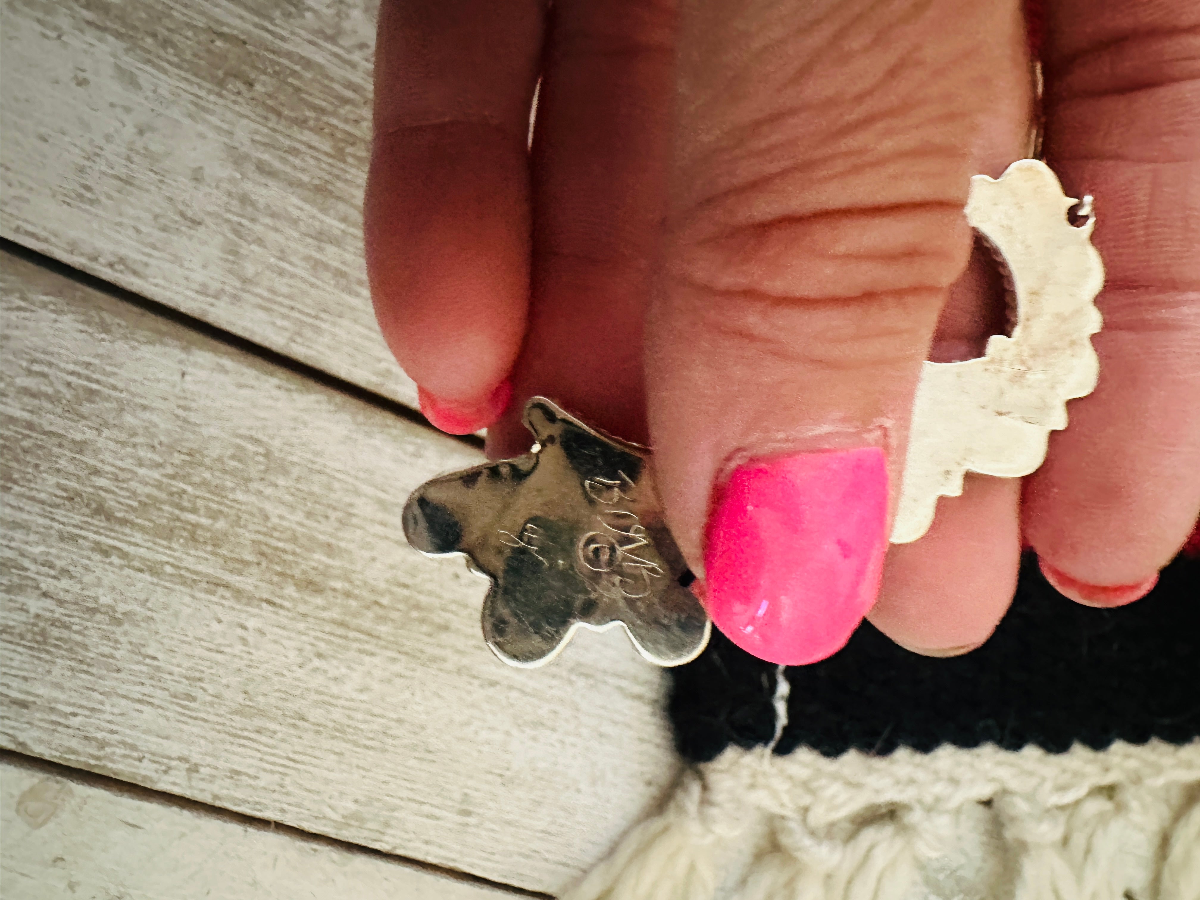 Handcrafted Sterling Silver & Turquoise Dangle Earrings