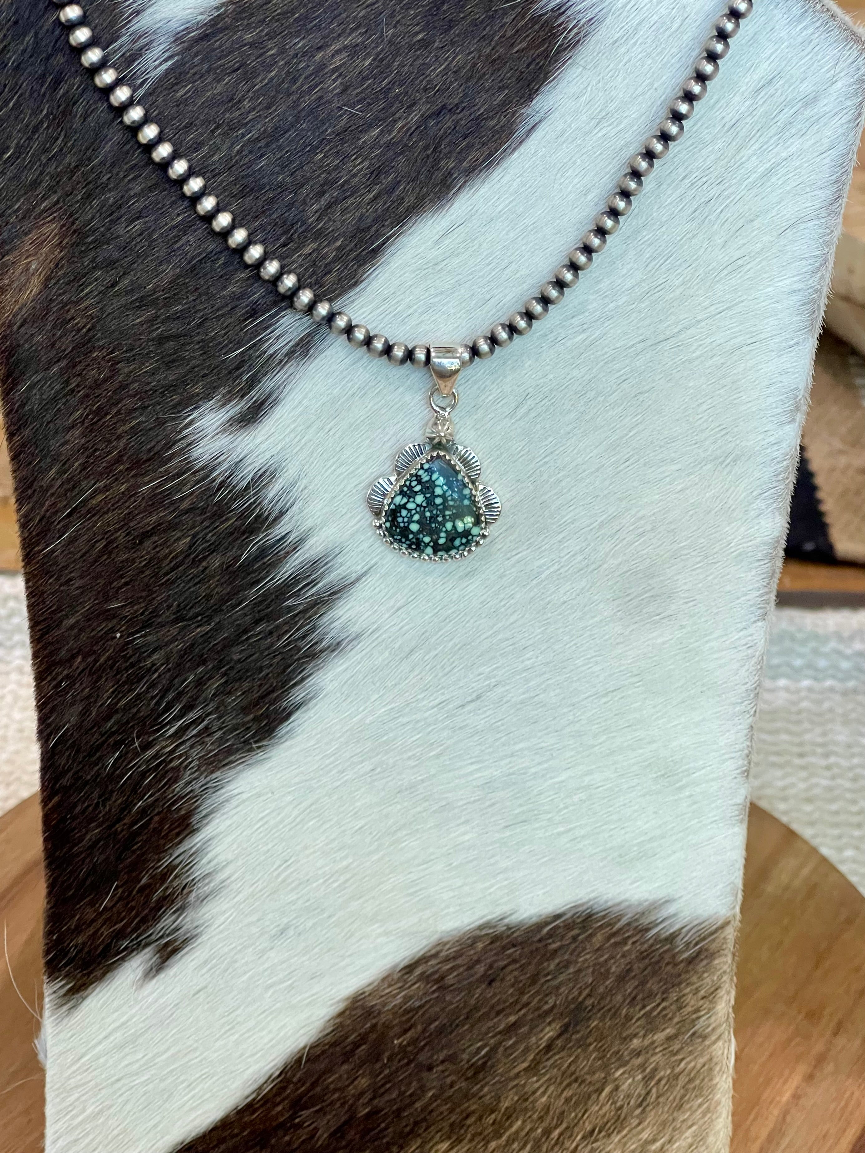 Handcrafted Sterling Silver & Variscite Pendant