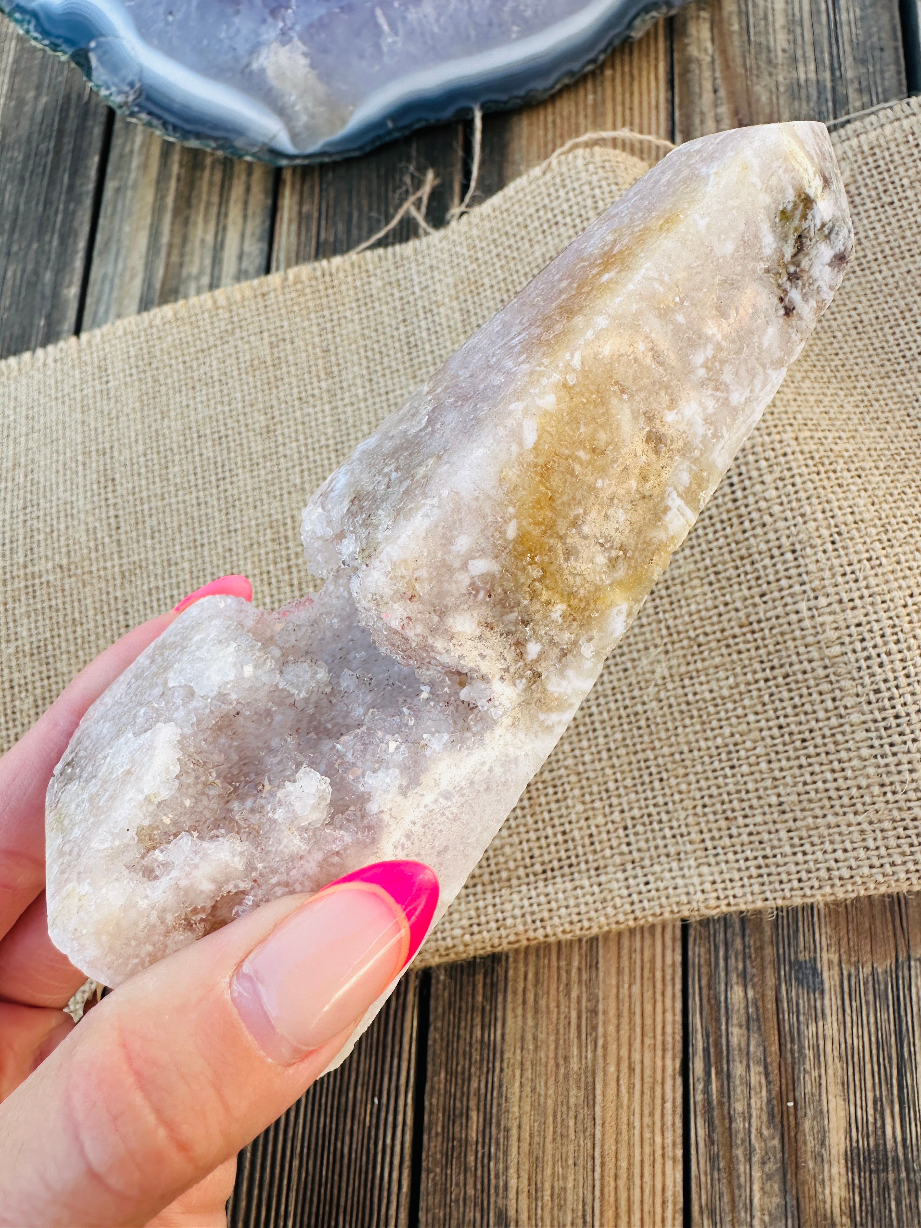 ✨ Nizhoni Crystals ✨  Pink Amethyst Tower