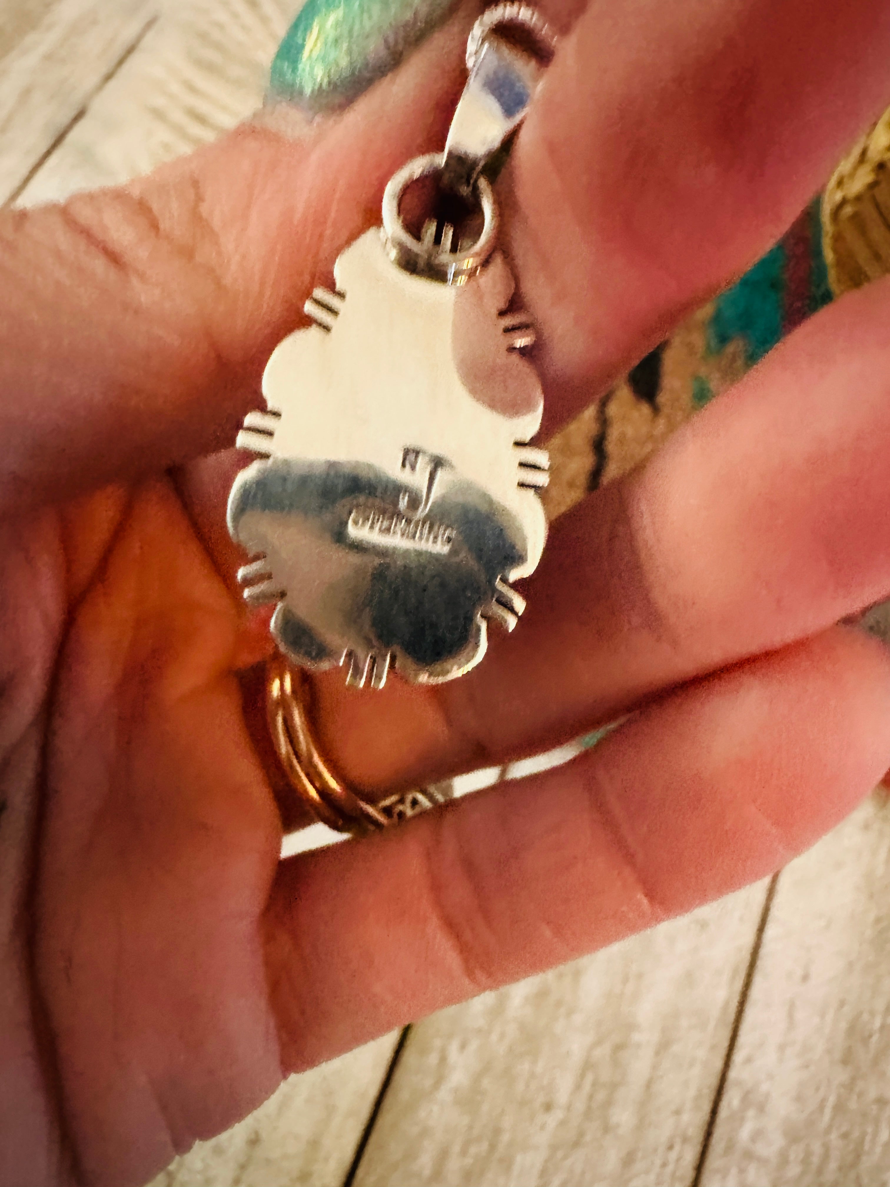 Handcrafted Sterling Silver & Turquoise Necklace