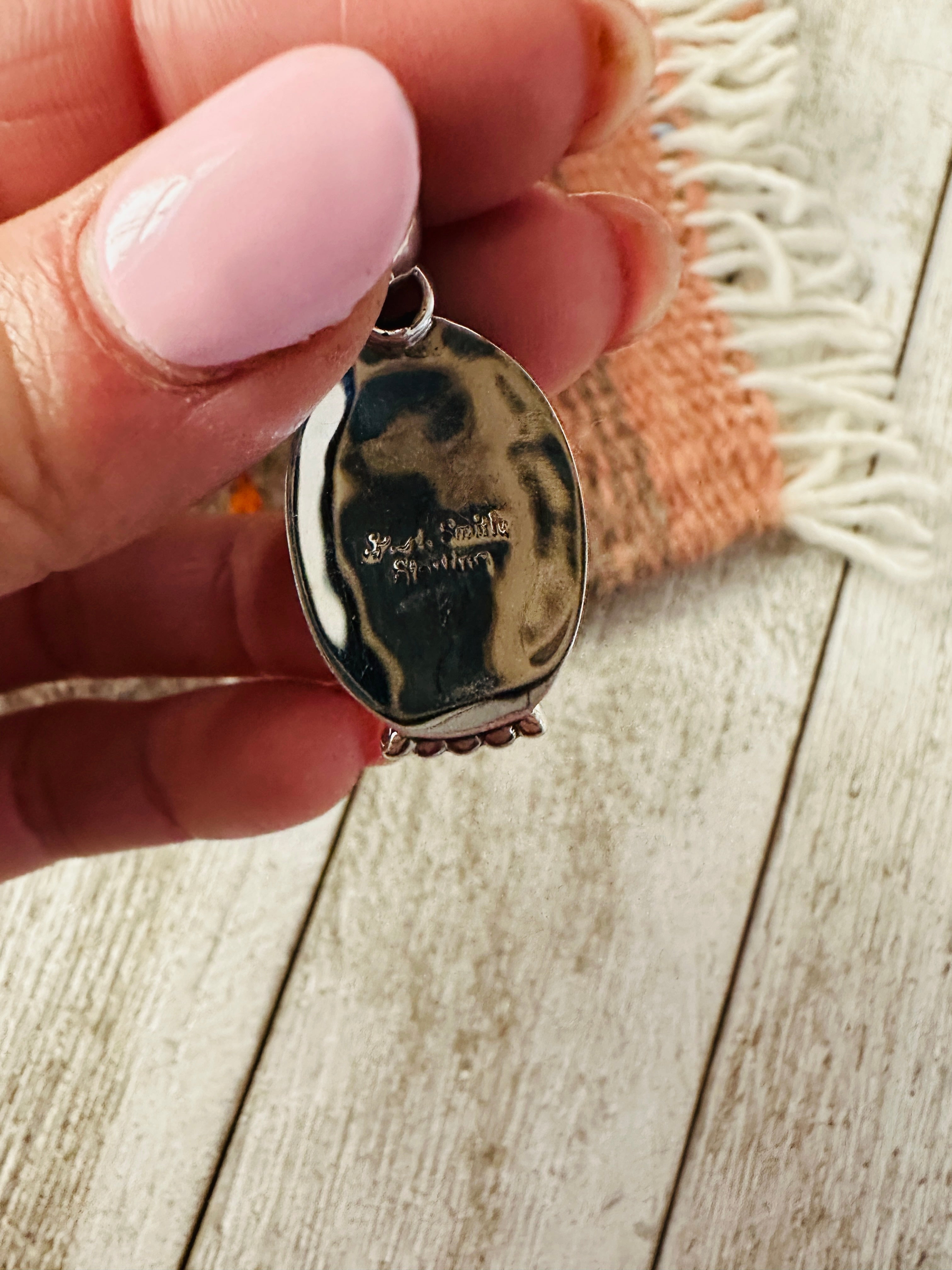 Handcrafted Turquoise & Sterling Silver Pendant