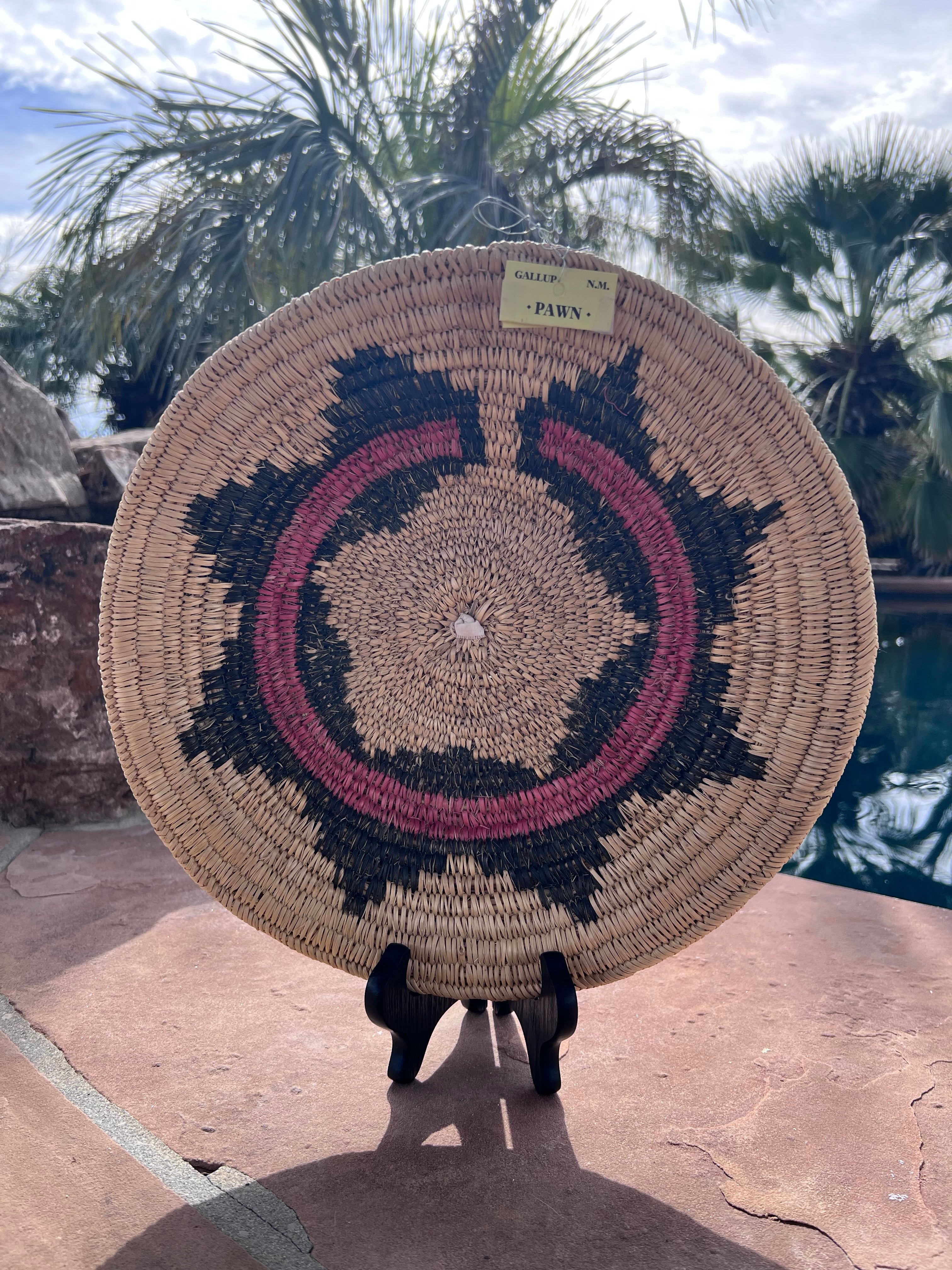 Old Pawn Handcrafted Woven Basket #10