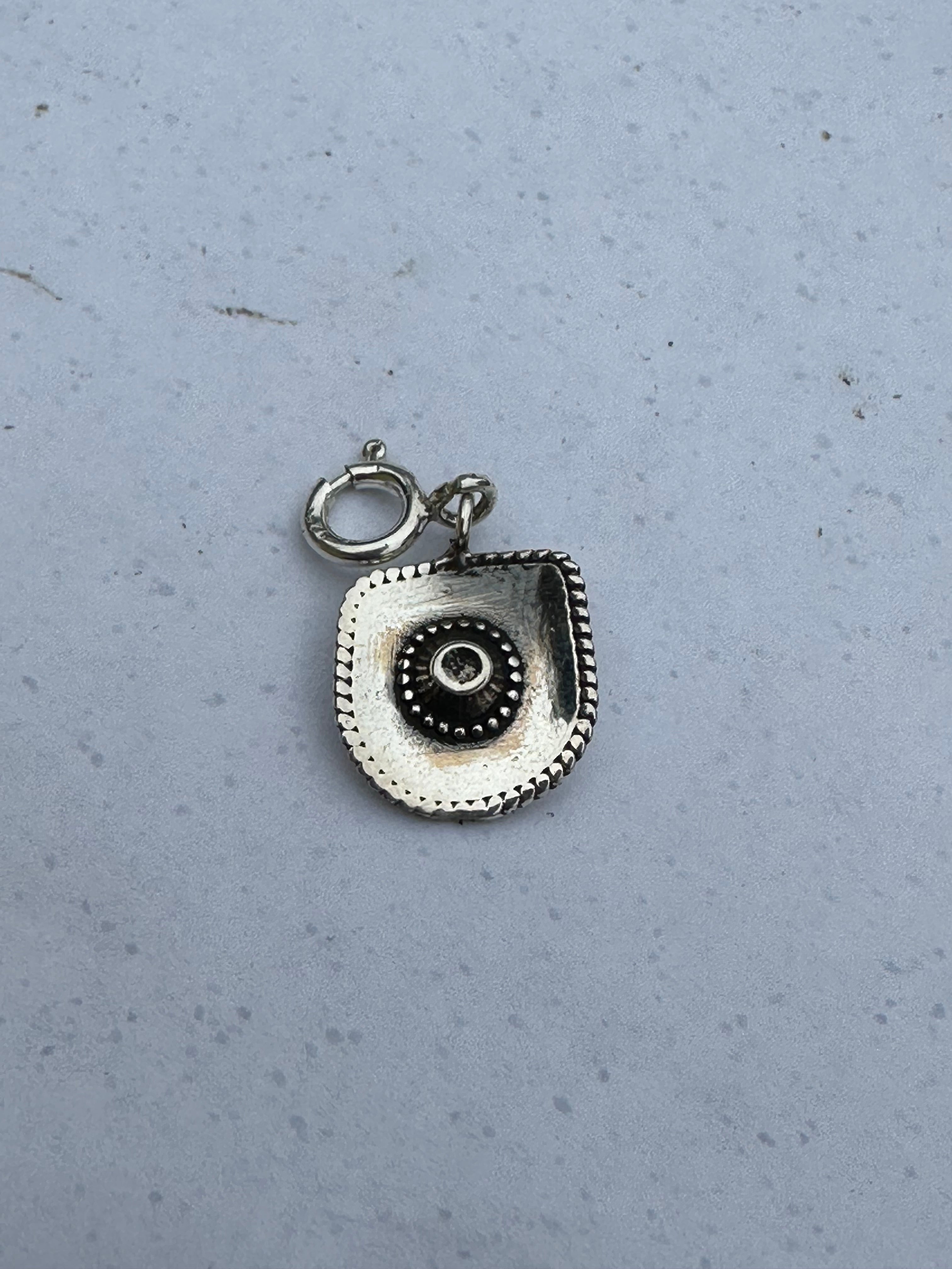 Sterling Silver Sombrero Hat Charm