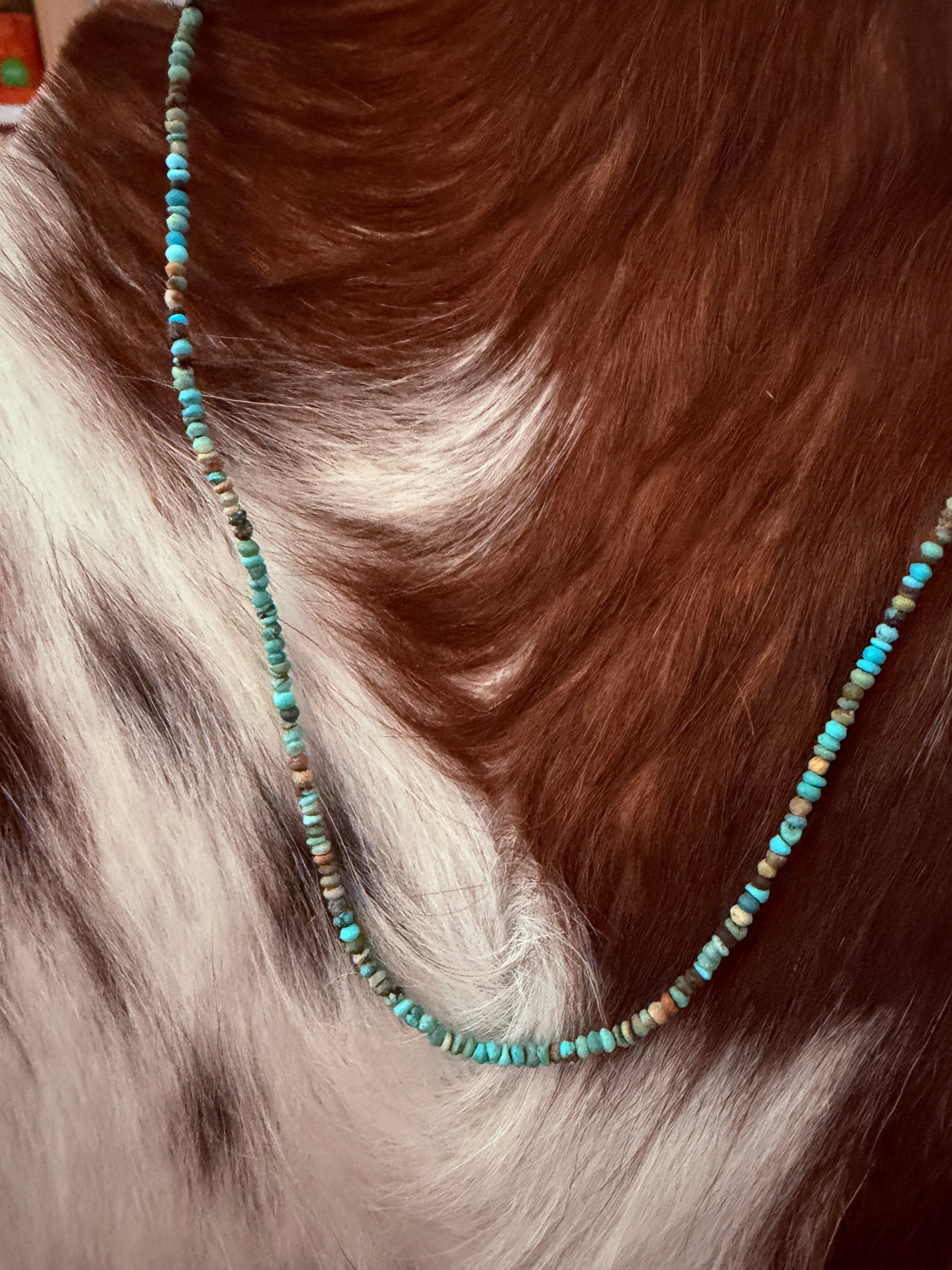 Handcrafted Turquoise Beaded Necklace