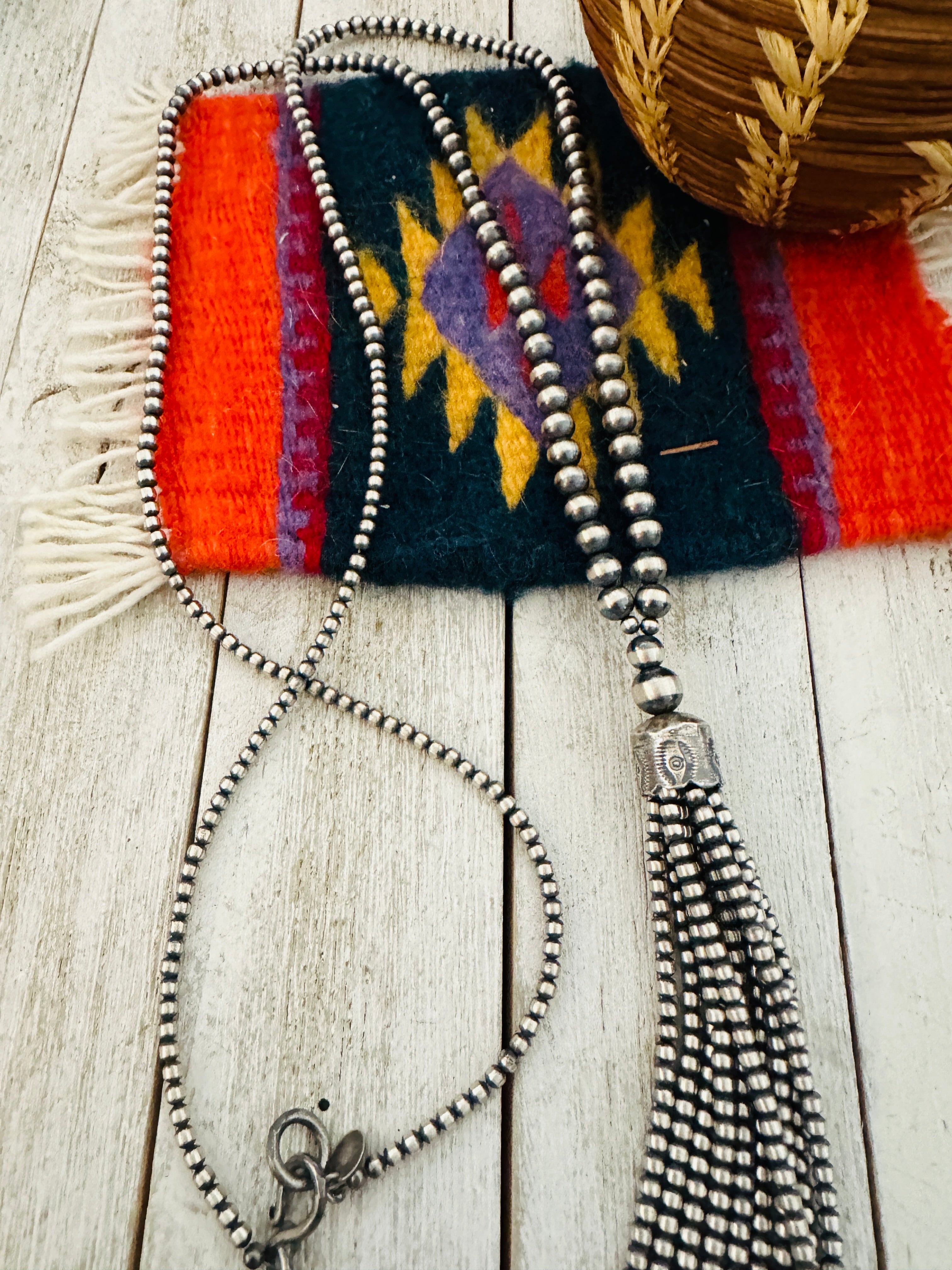 Silver Tassel 2024 Necklace