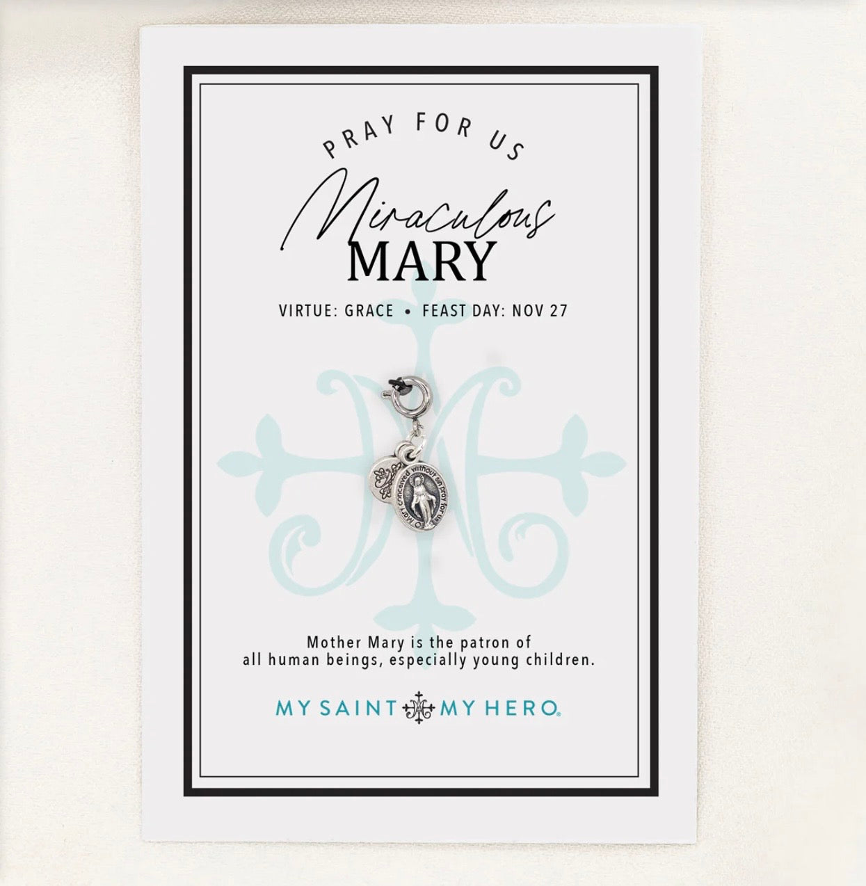 Miraculous Mary Medal Charm