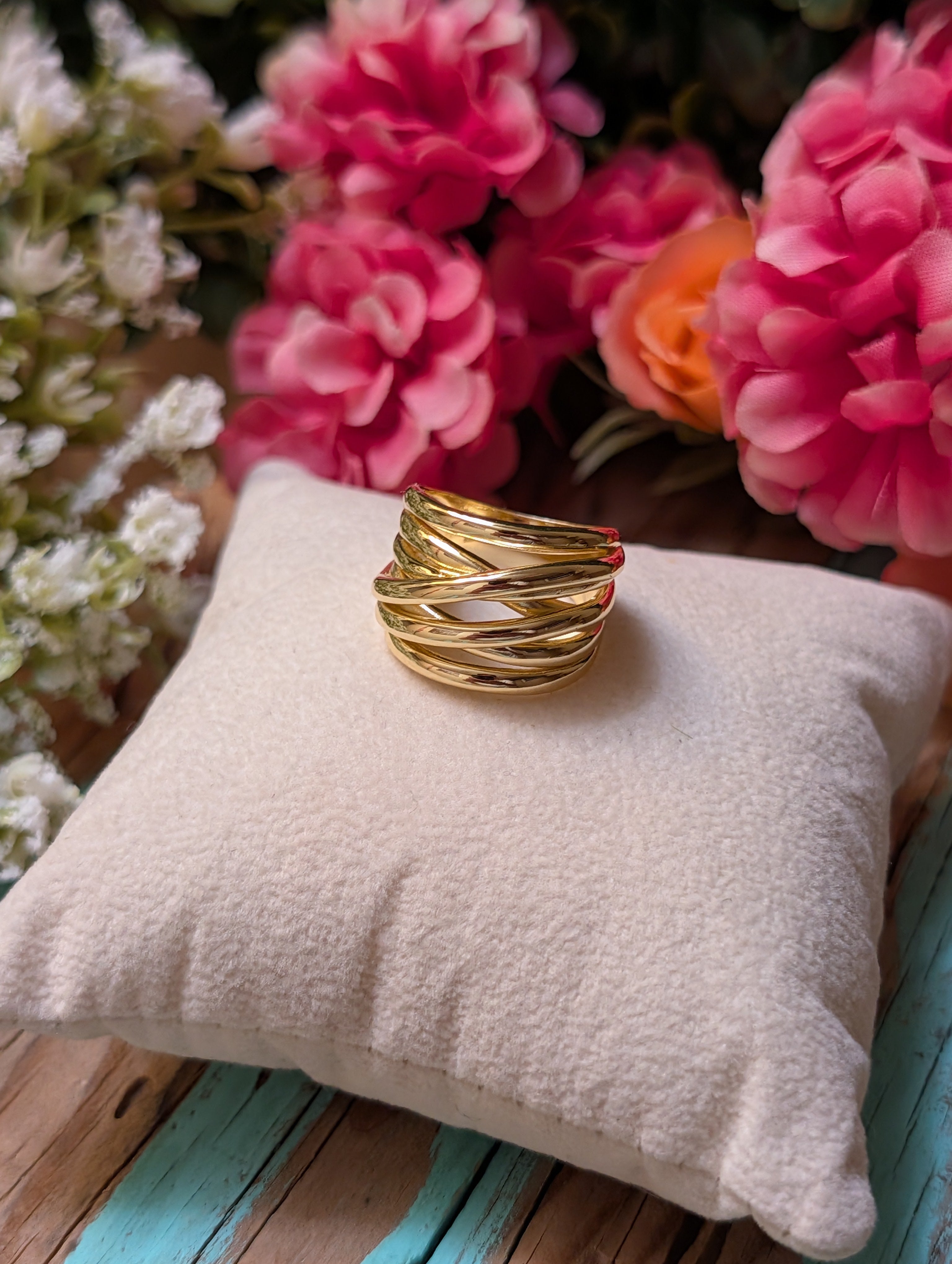 14k Gold Layered Stacking Ring