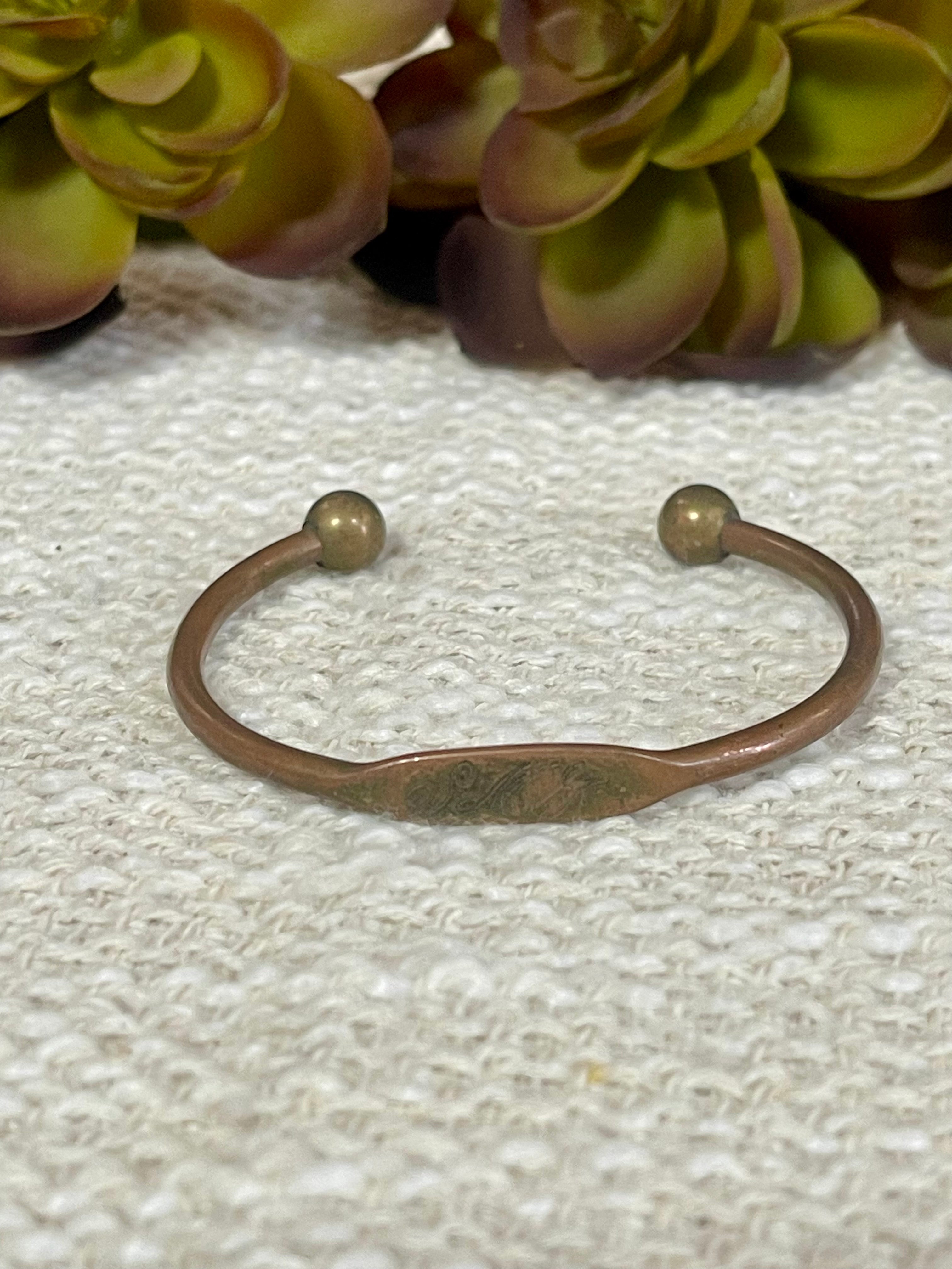 Vintage Handmade Copper Cuff