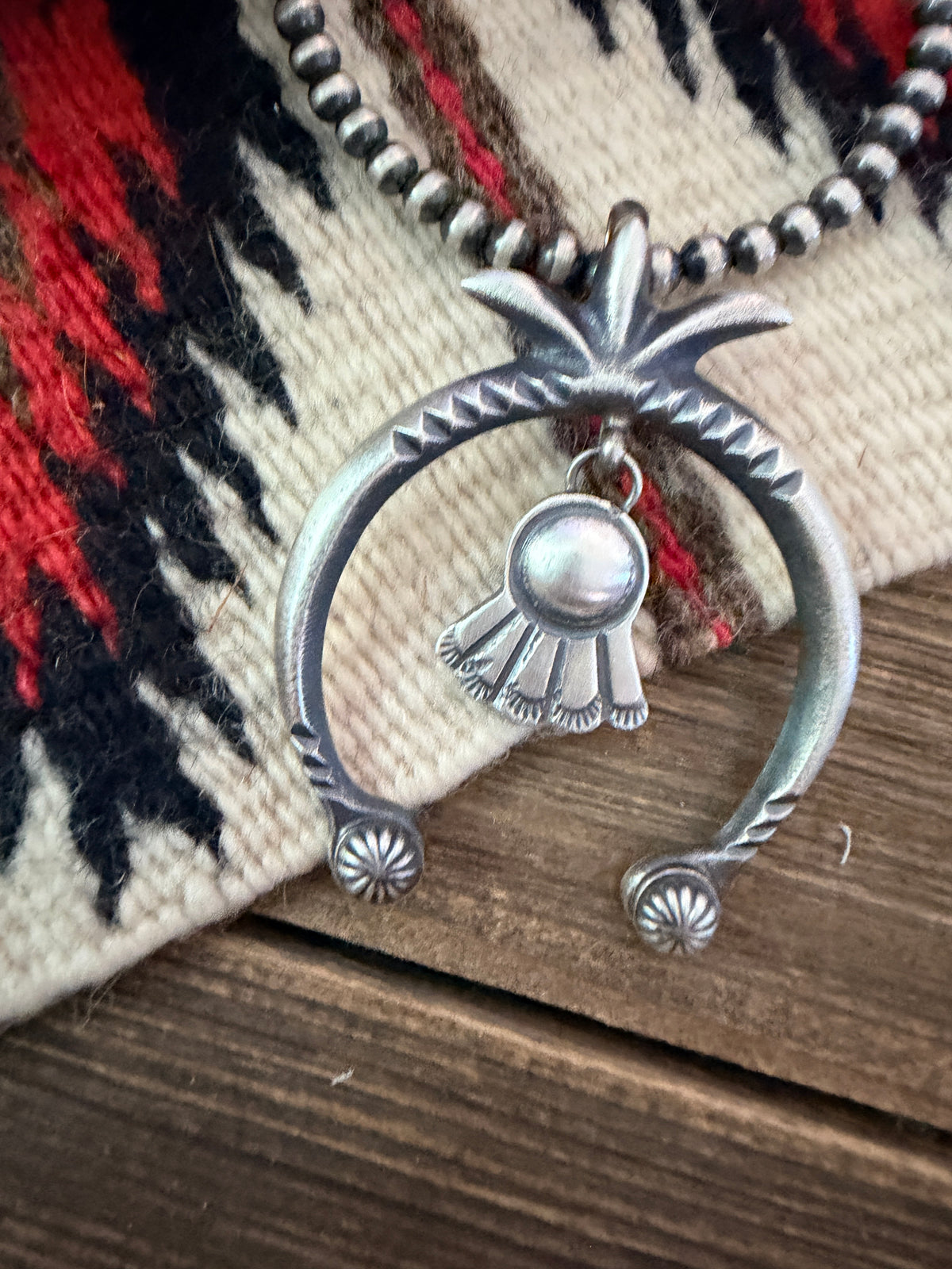 Handcrafted Sterling Silver Naja Pendant by Martha Cayatineto