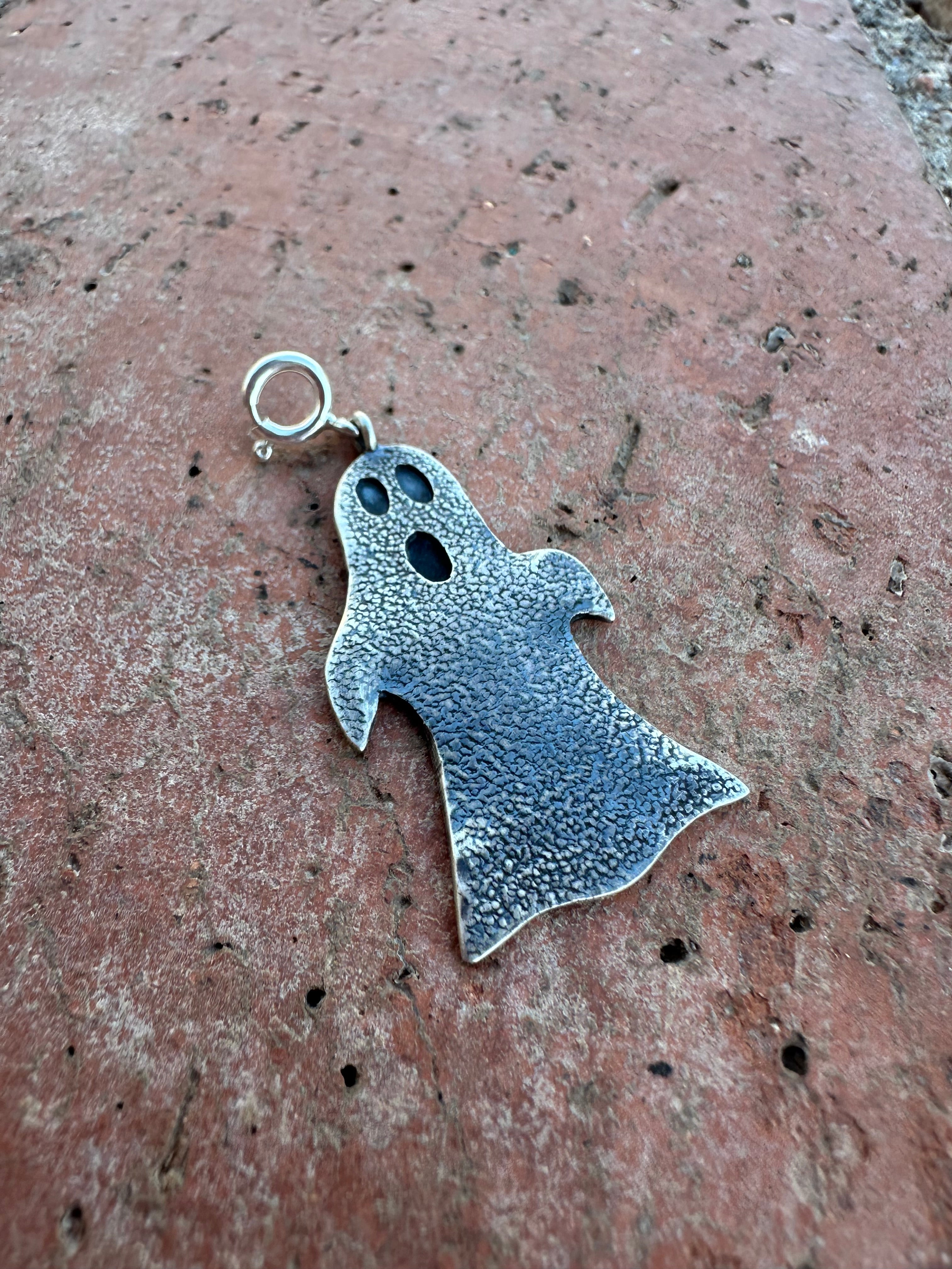 Halloween Collection Sterling Silver Ghost Charm