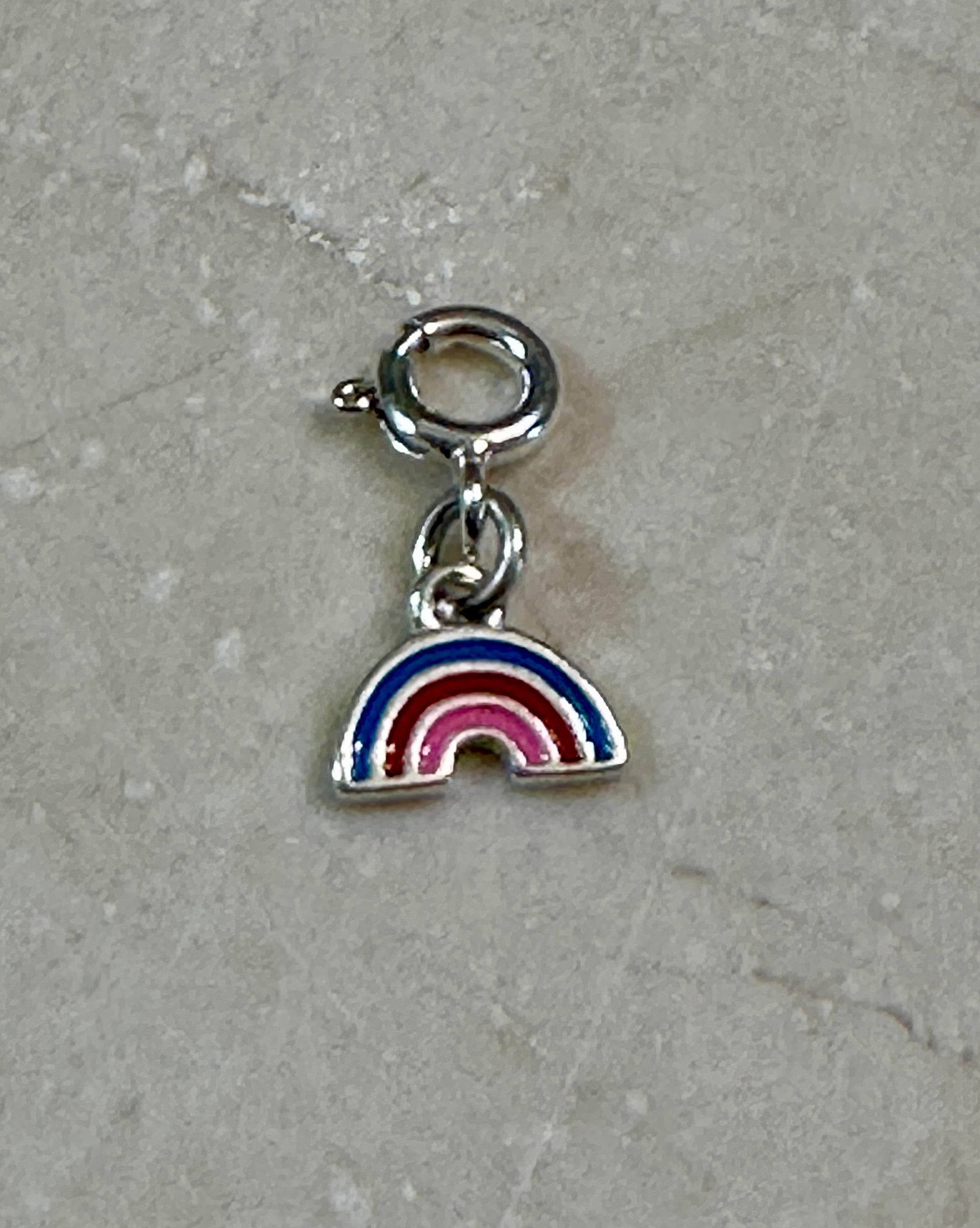 Sterling Silver Rainbow Charm