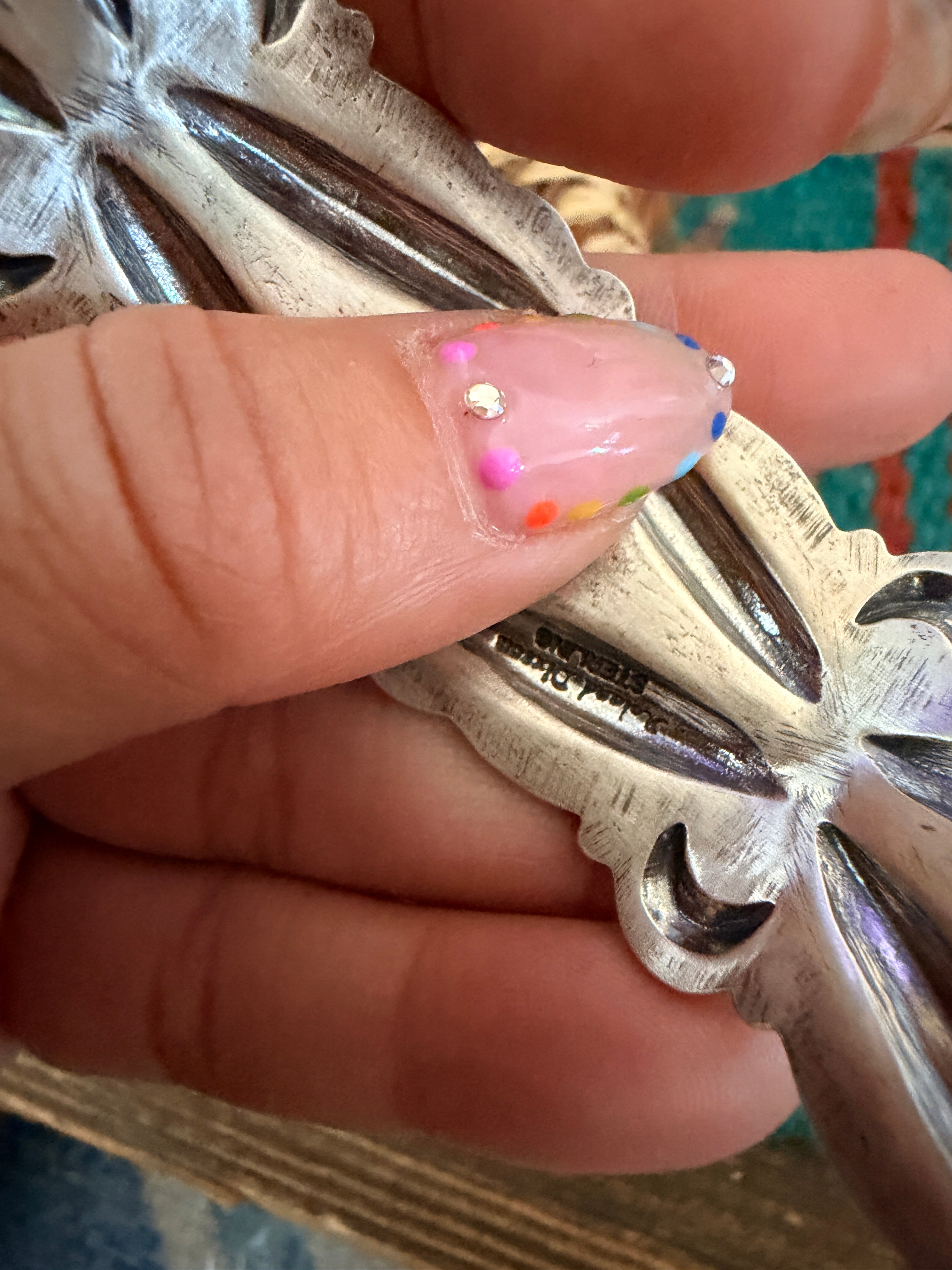 Handcrafted Sterling Silver Cuff Bracelet by Roland Dixson