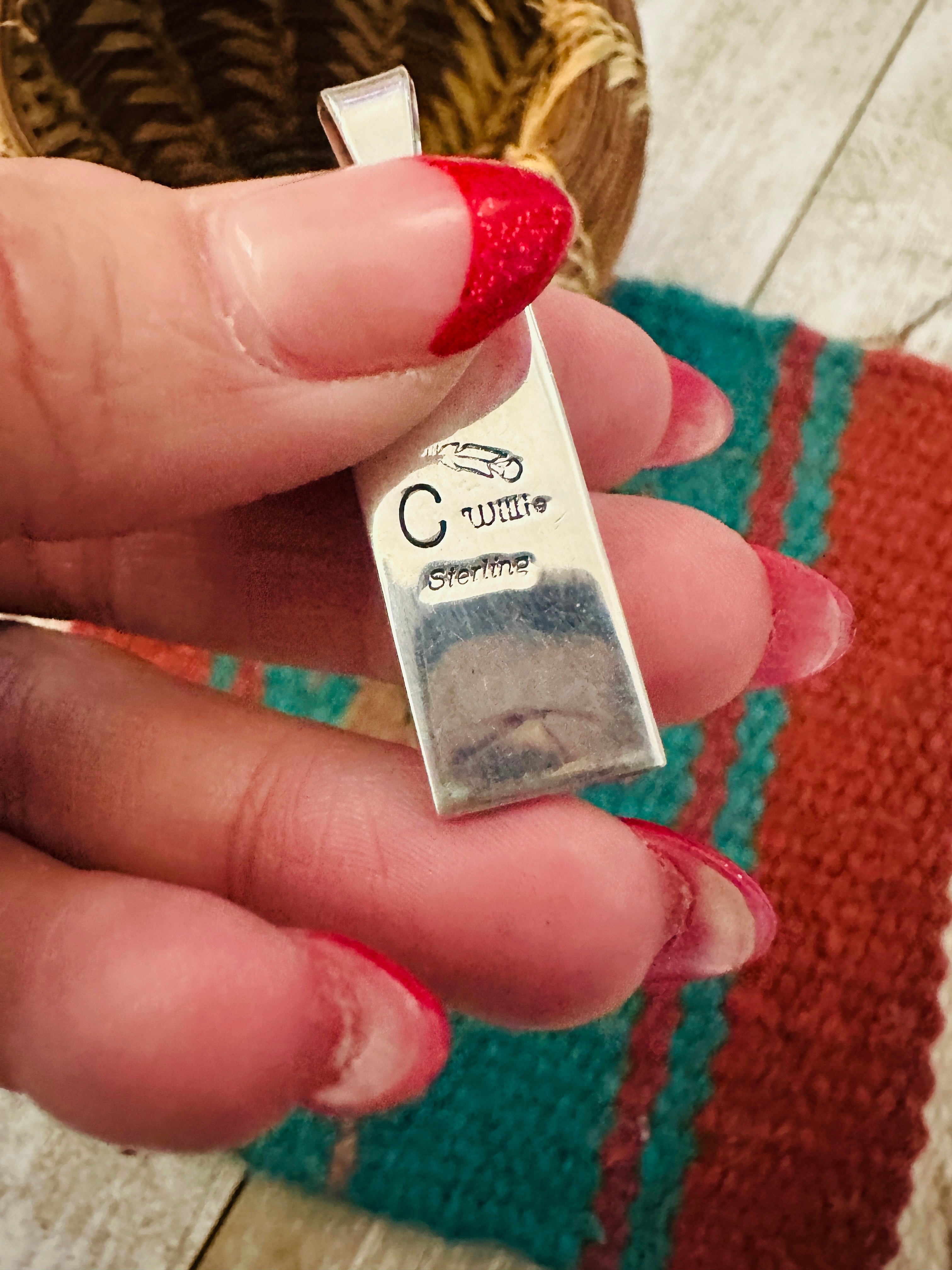 Handcrafted Sterling Silver Pendant by Cooper Willie