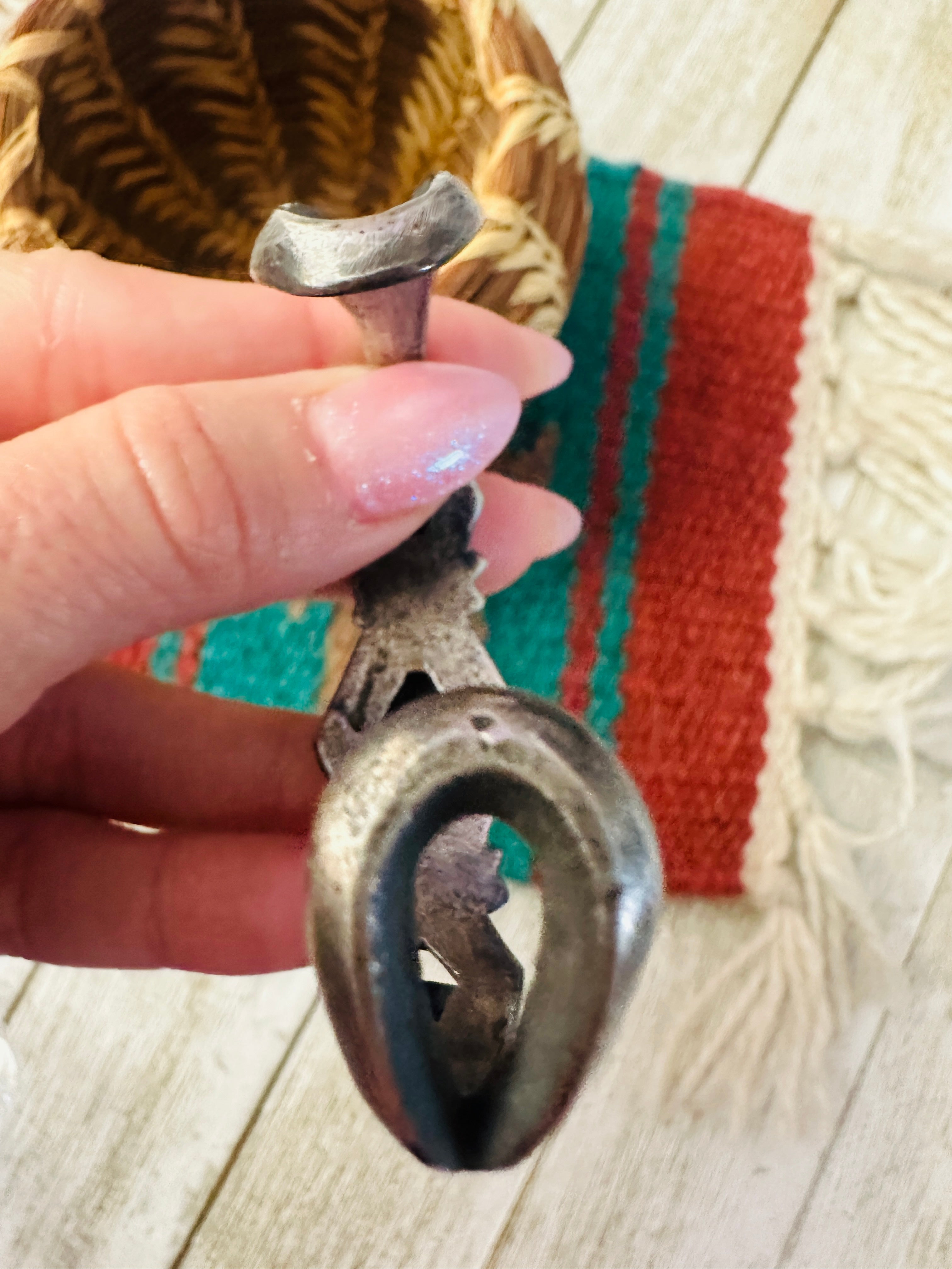Handcrafted Turquoise & Sterling Silver Cuff Bracelet by Chimney Butte