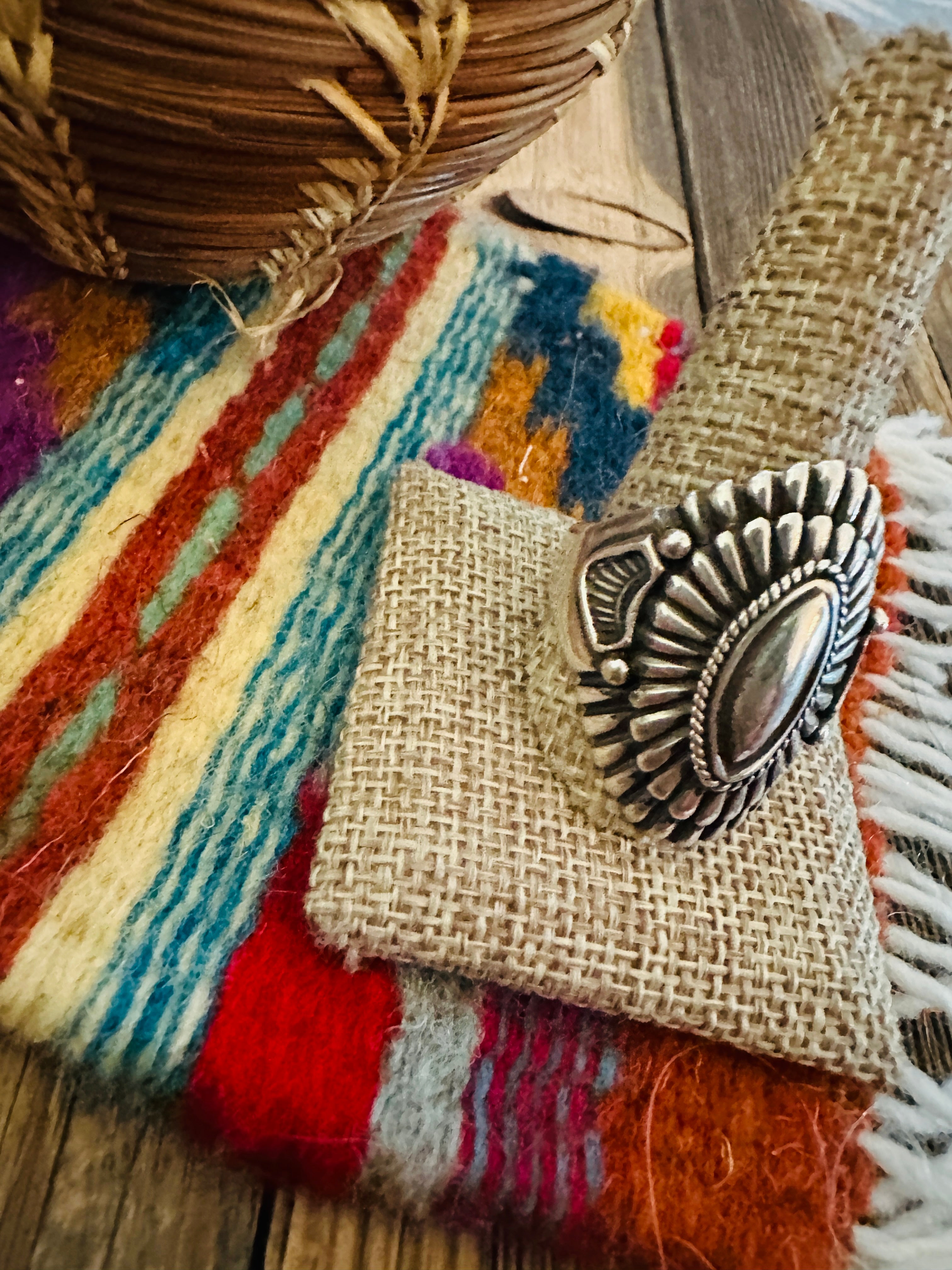 Handcrafted Sterling Silver Ring by Harry H. Begay