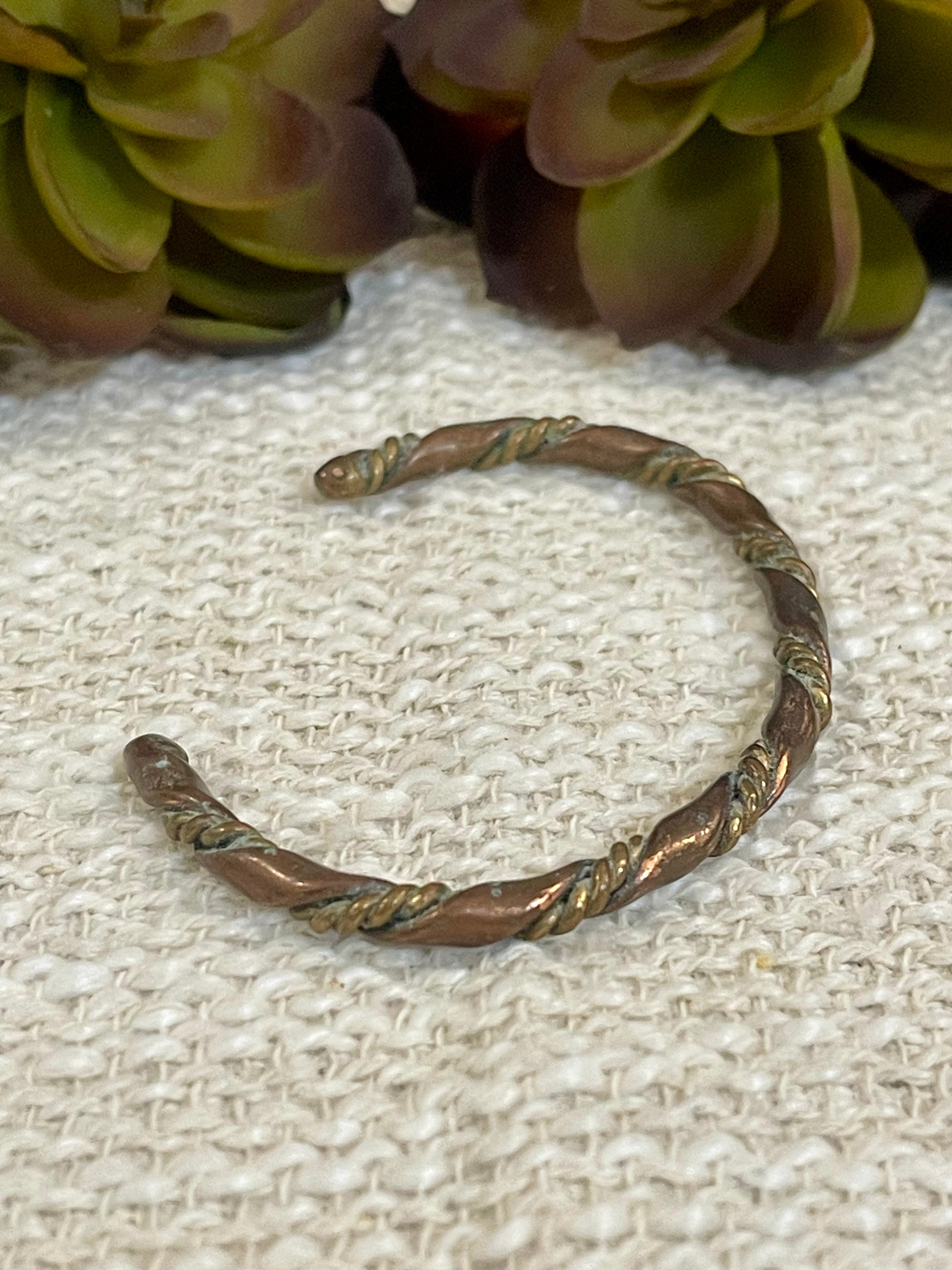 Vintage Handmade Copper Cuff