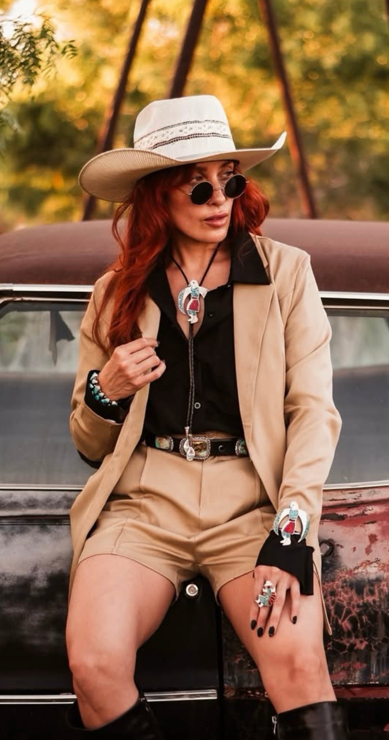 Stunning Handcrafted Sterling Silver and Royston Turquoise Concho Belts by Mary Ann Spencer: Six To Choose From!