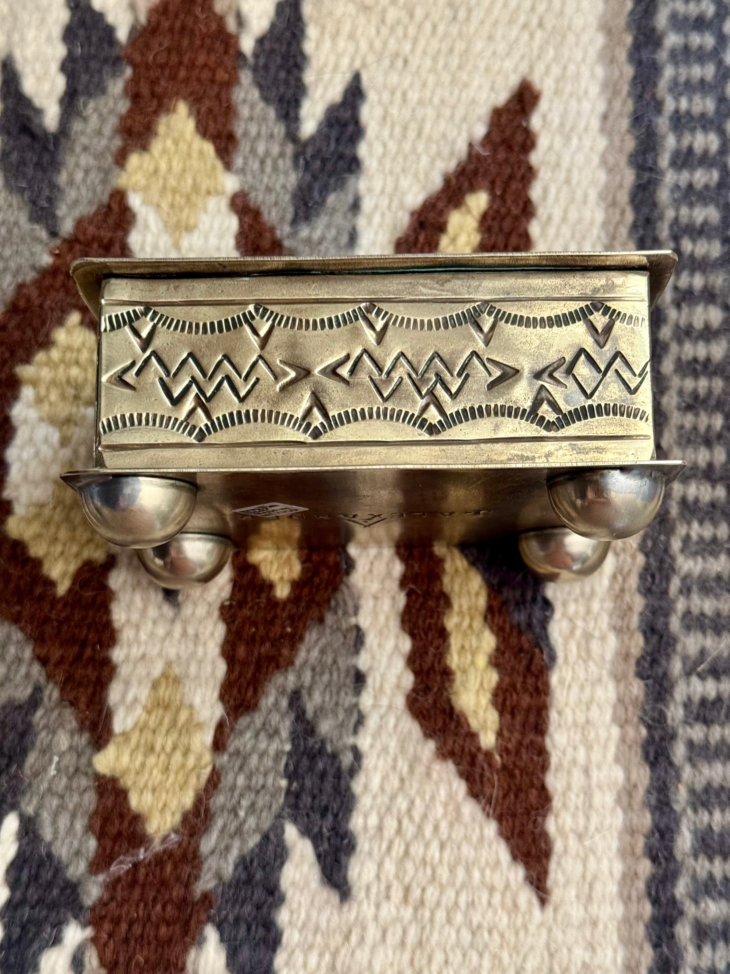 Handmade German Silver Trinket Box