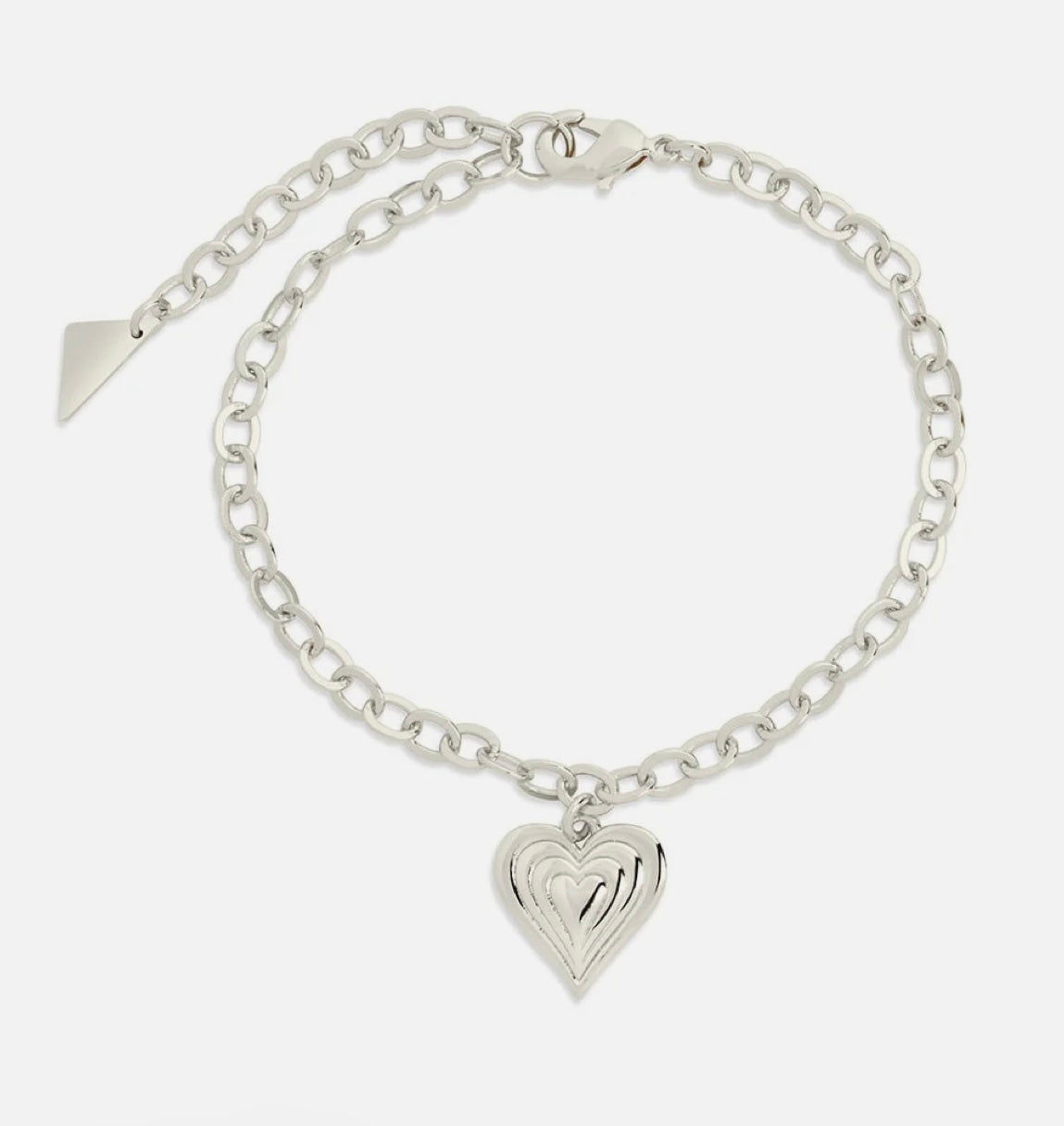 Beating Heart Charm Bracelet