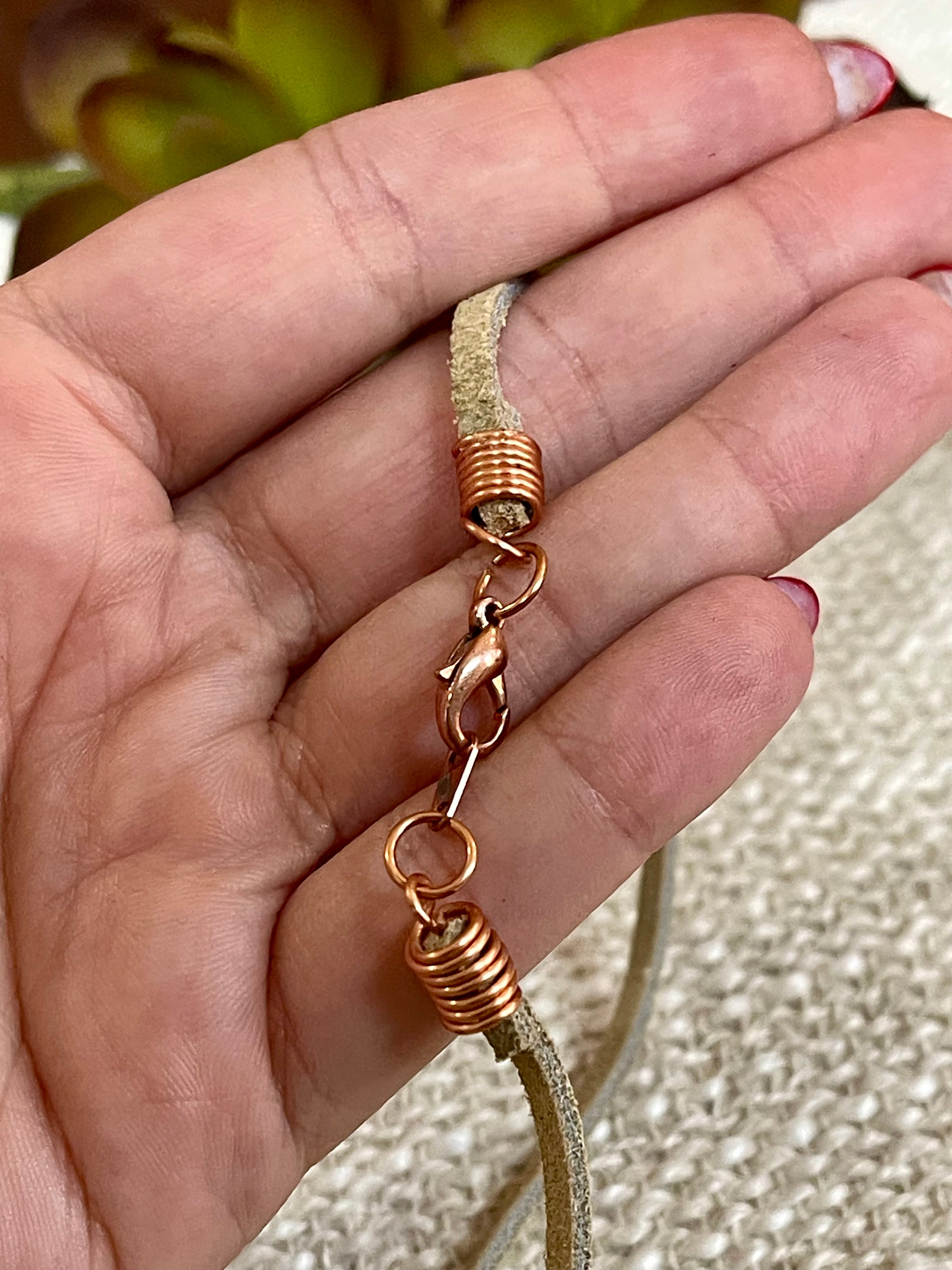 Vintage Handmade Copper Necklace