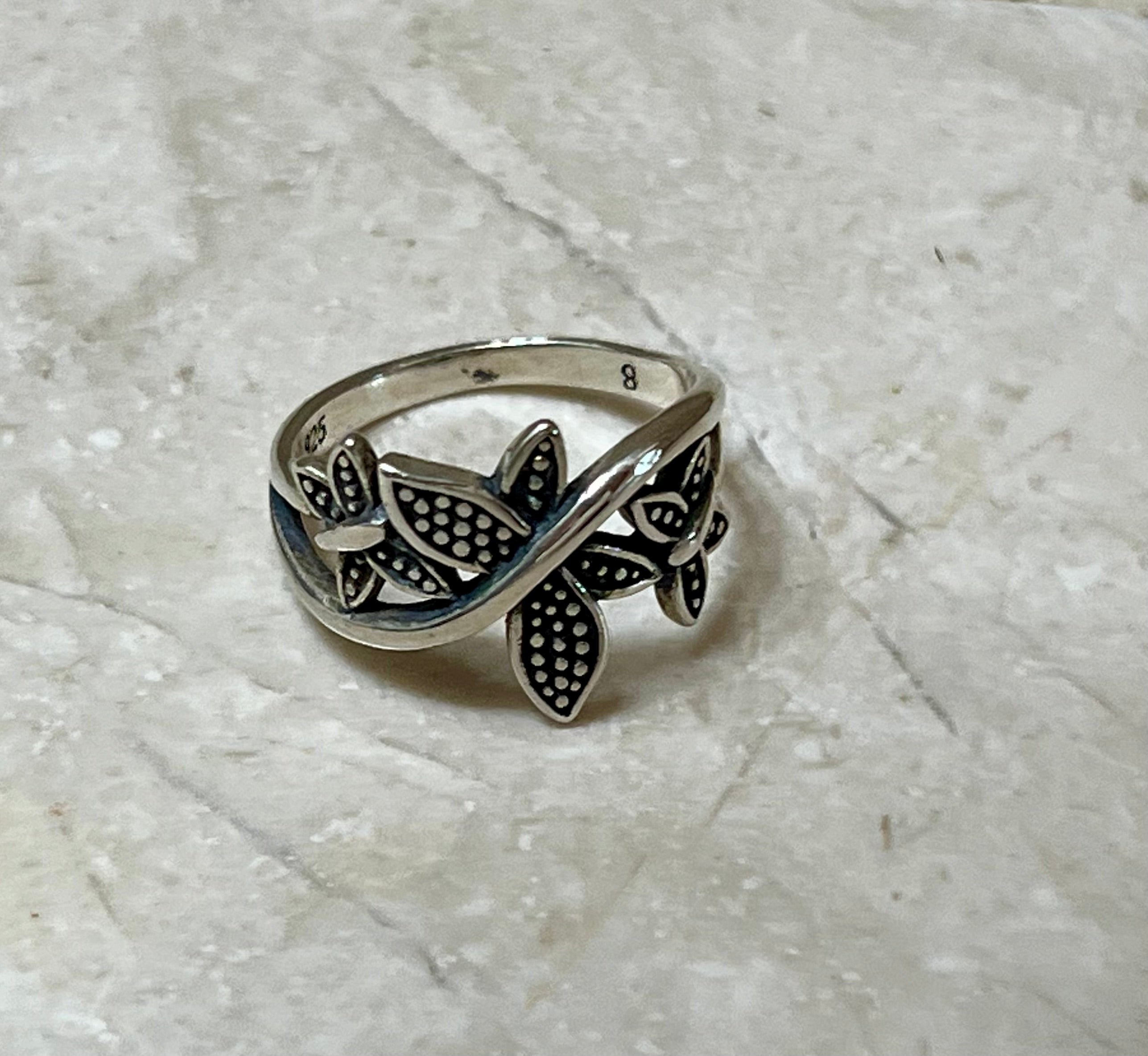 Three Butterfly’s Sterling Silver Ring