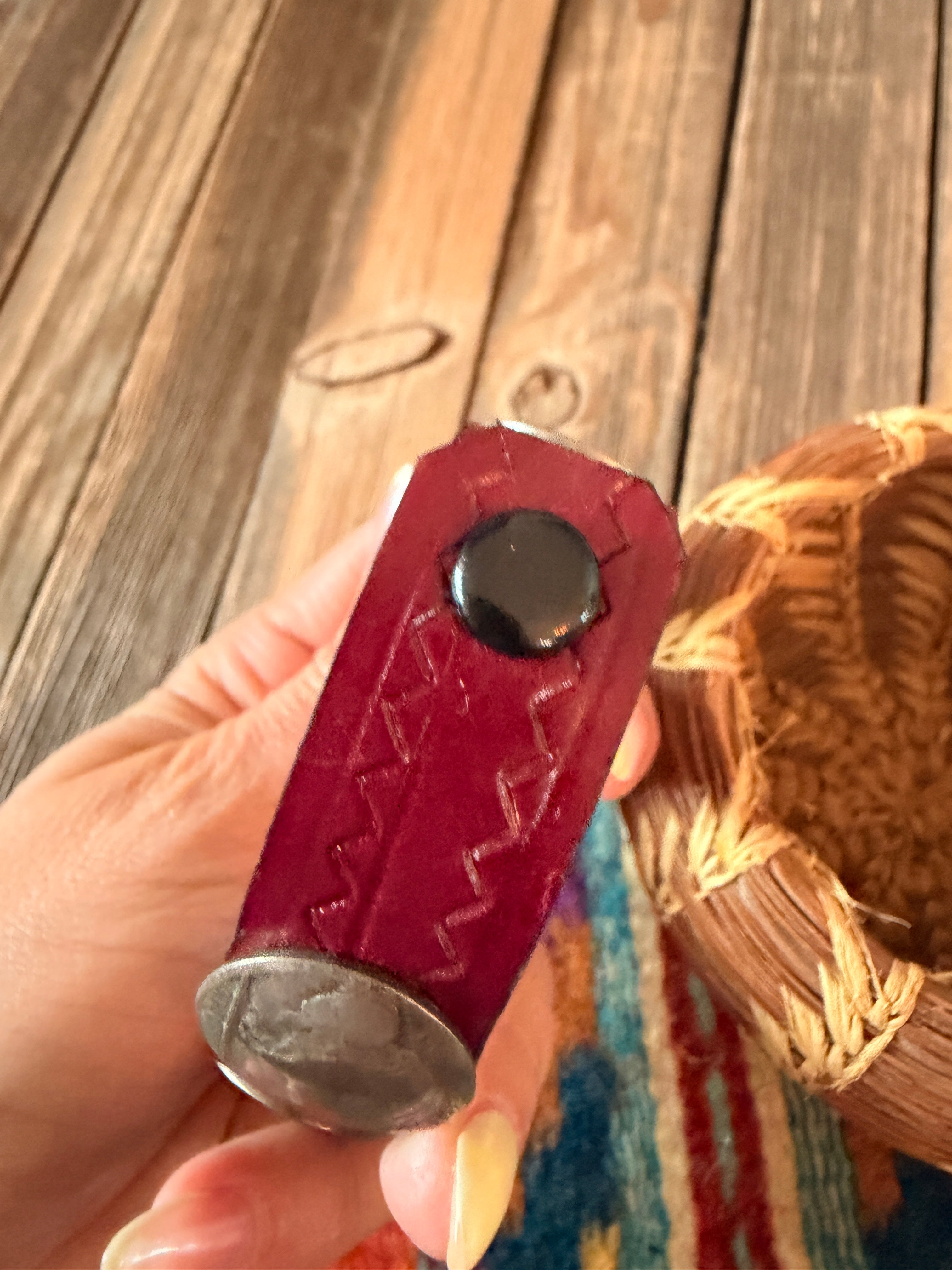 Handcrafted Buffalo Nickel & Leather Bracelet by Buffalo Dancer
