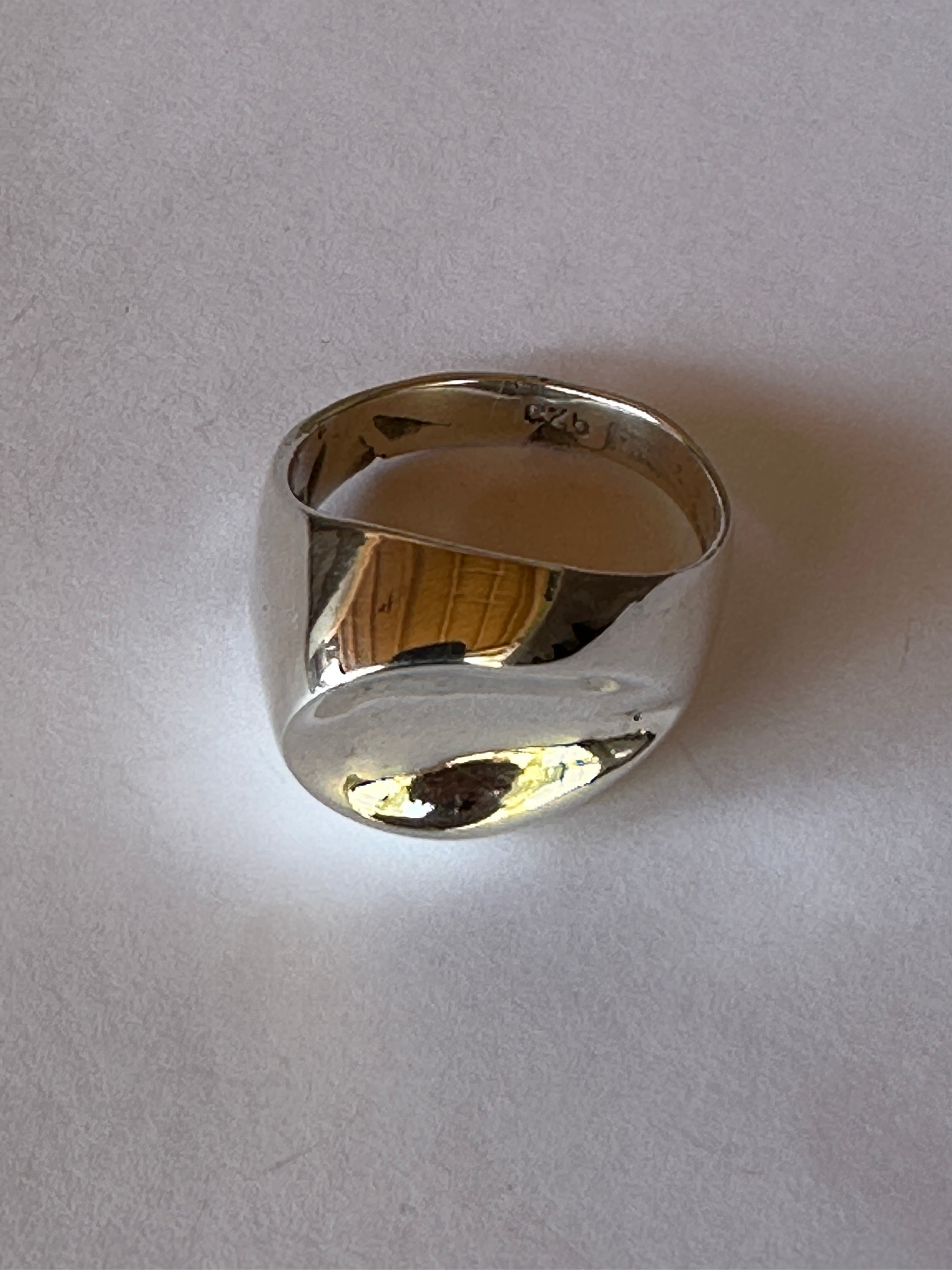 HEAVY THUMBPRINT RING