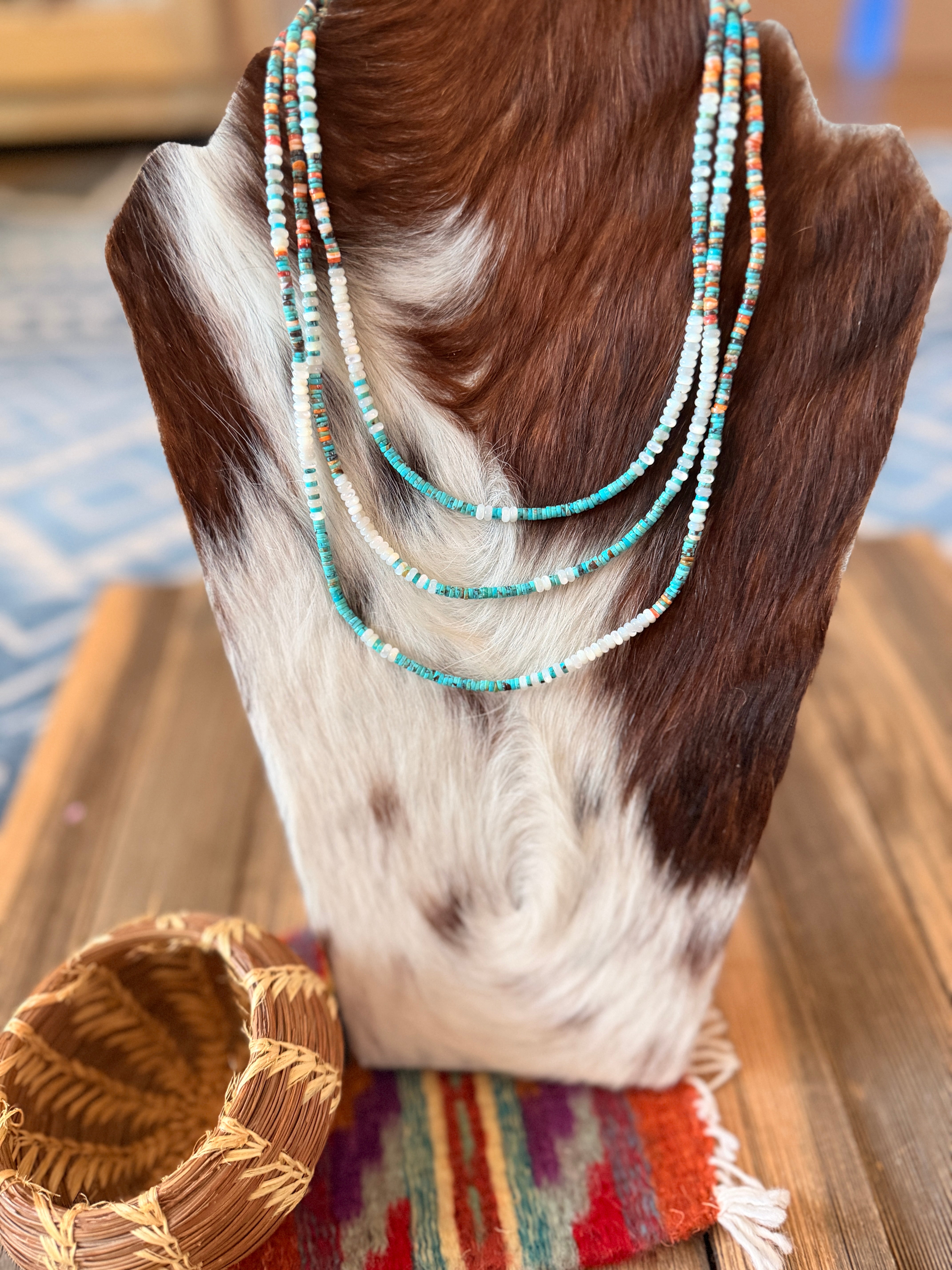 Handcrafted Multi Stone & Sterling Silver Beaded Necklace