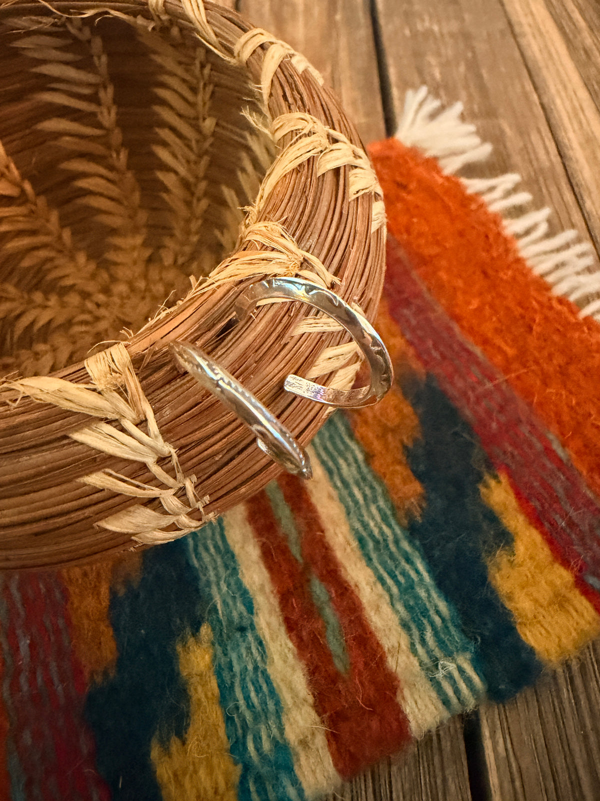 Handcrafted Sterling Silver Hoop Earrings