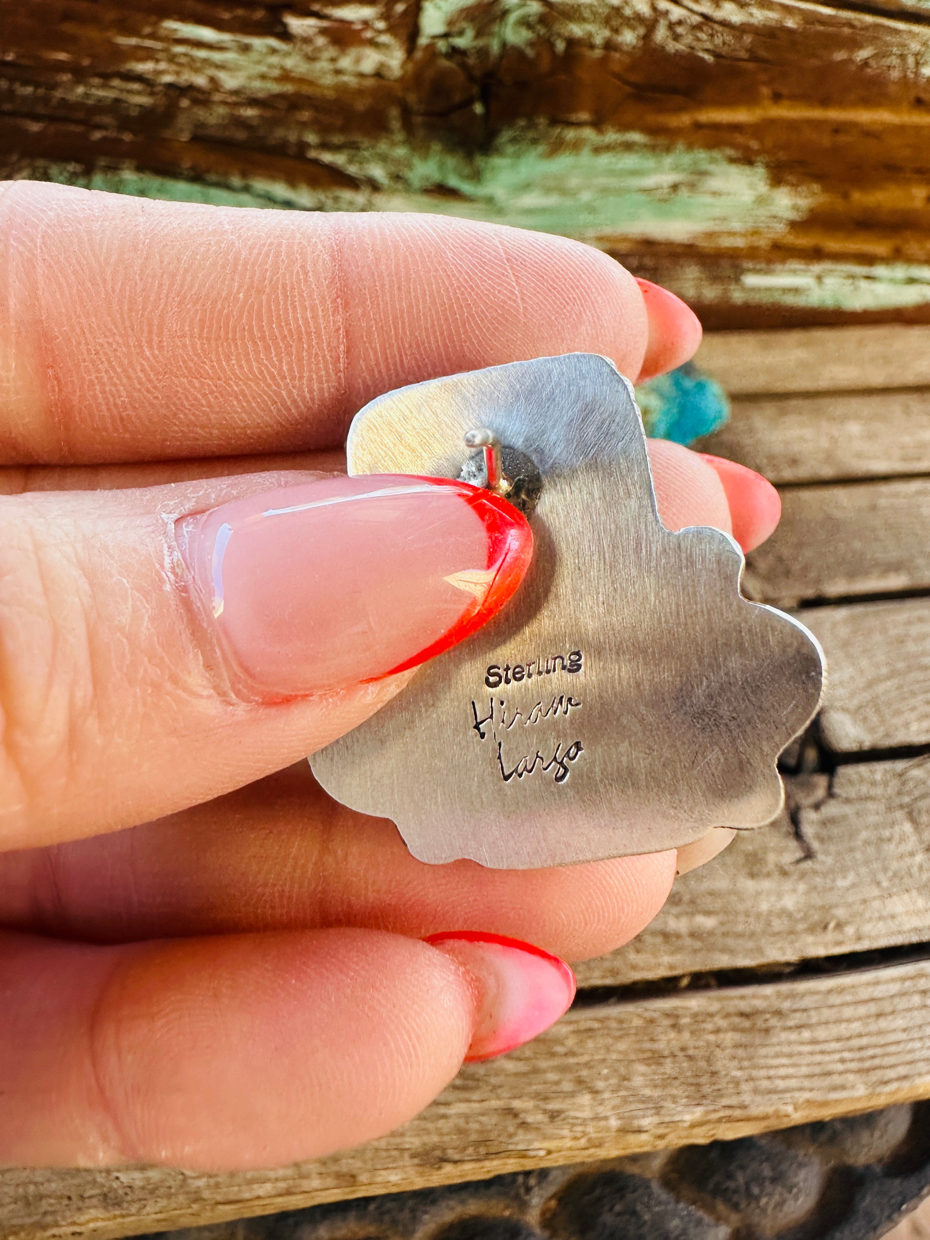 Handcrafted Spiny Oyster, Queen Pink Conch & Sterling Silver Post Earrings by Hiram Largo