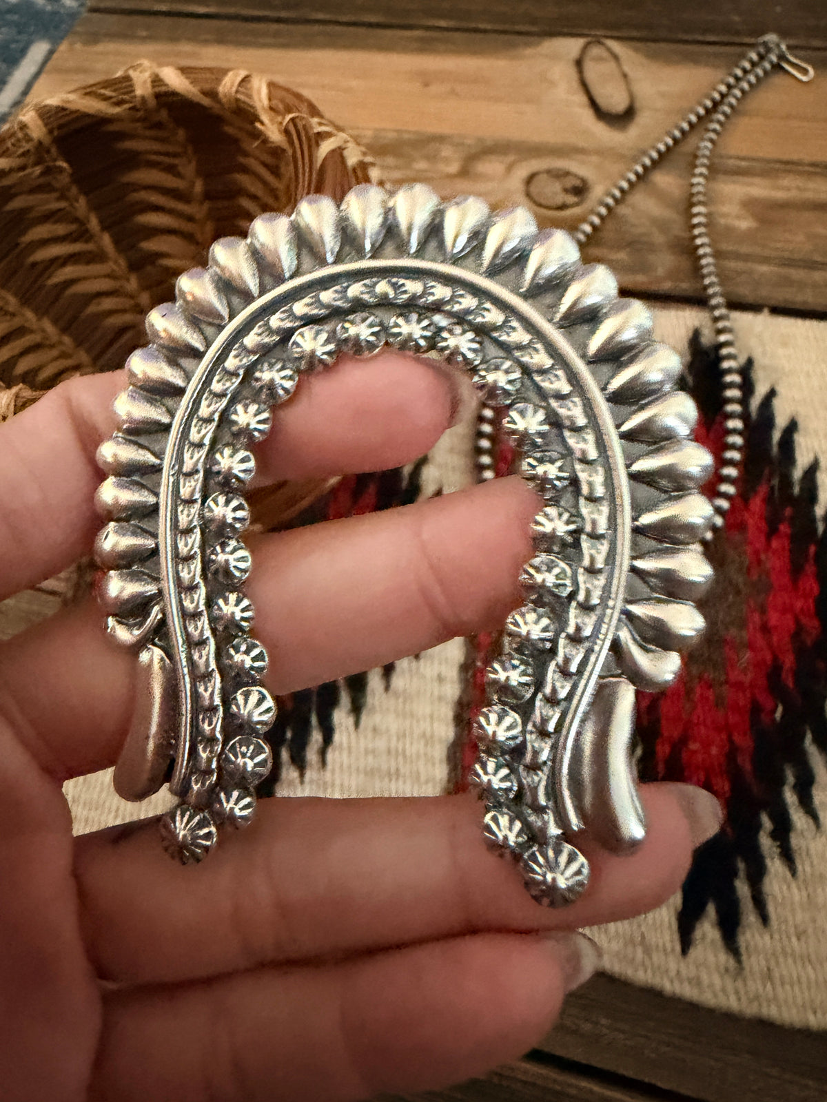 Handcrafted Sterling Silver Naja Pendant