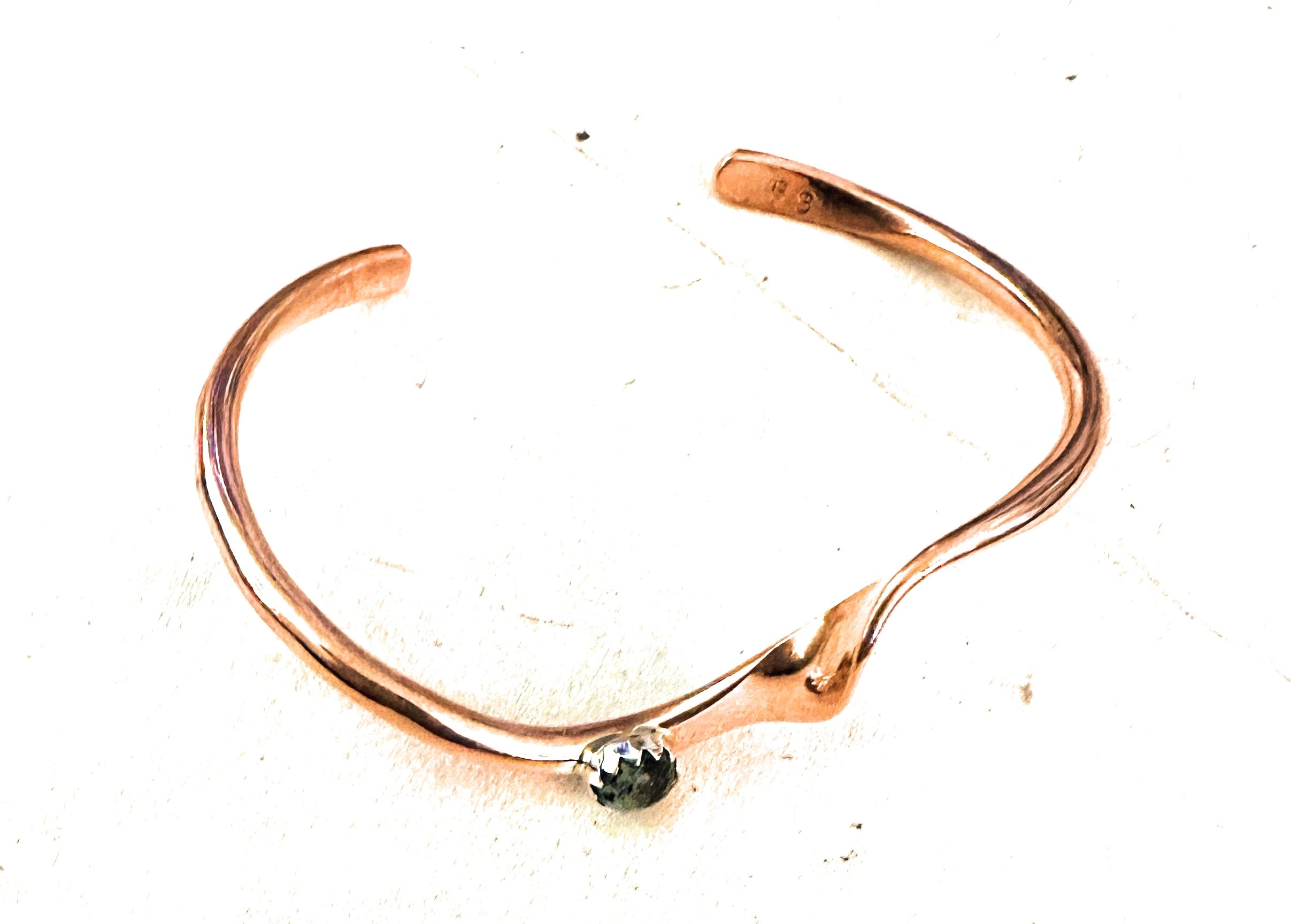 Handcrafted Copper & Turquoise Cuff Bracelet