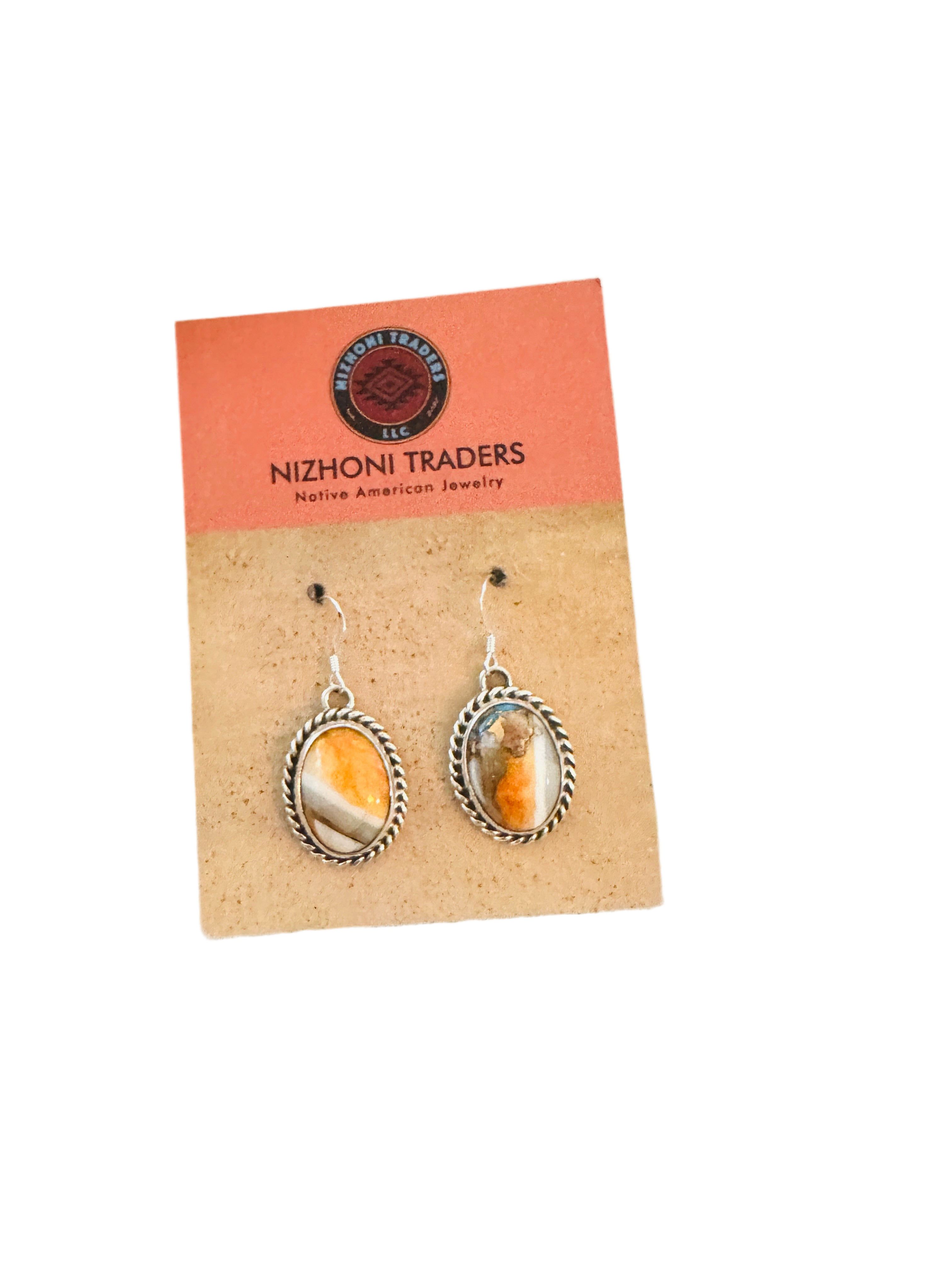 Handcrafted Sterling Silver & Spice Dangle Earrings