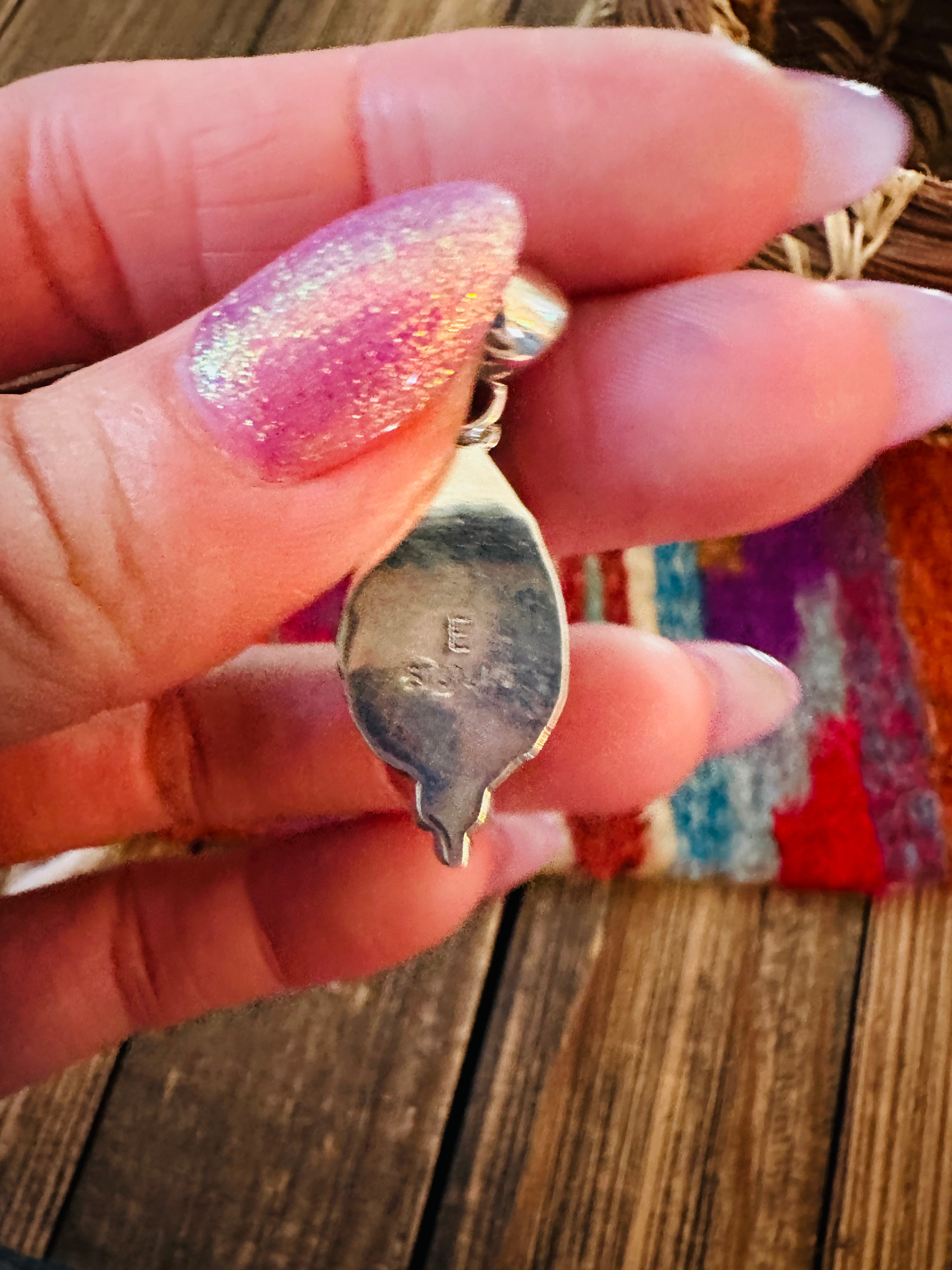 Handcrafted Sterling Silver & Turquoise Pendant