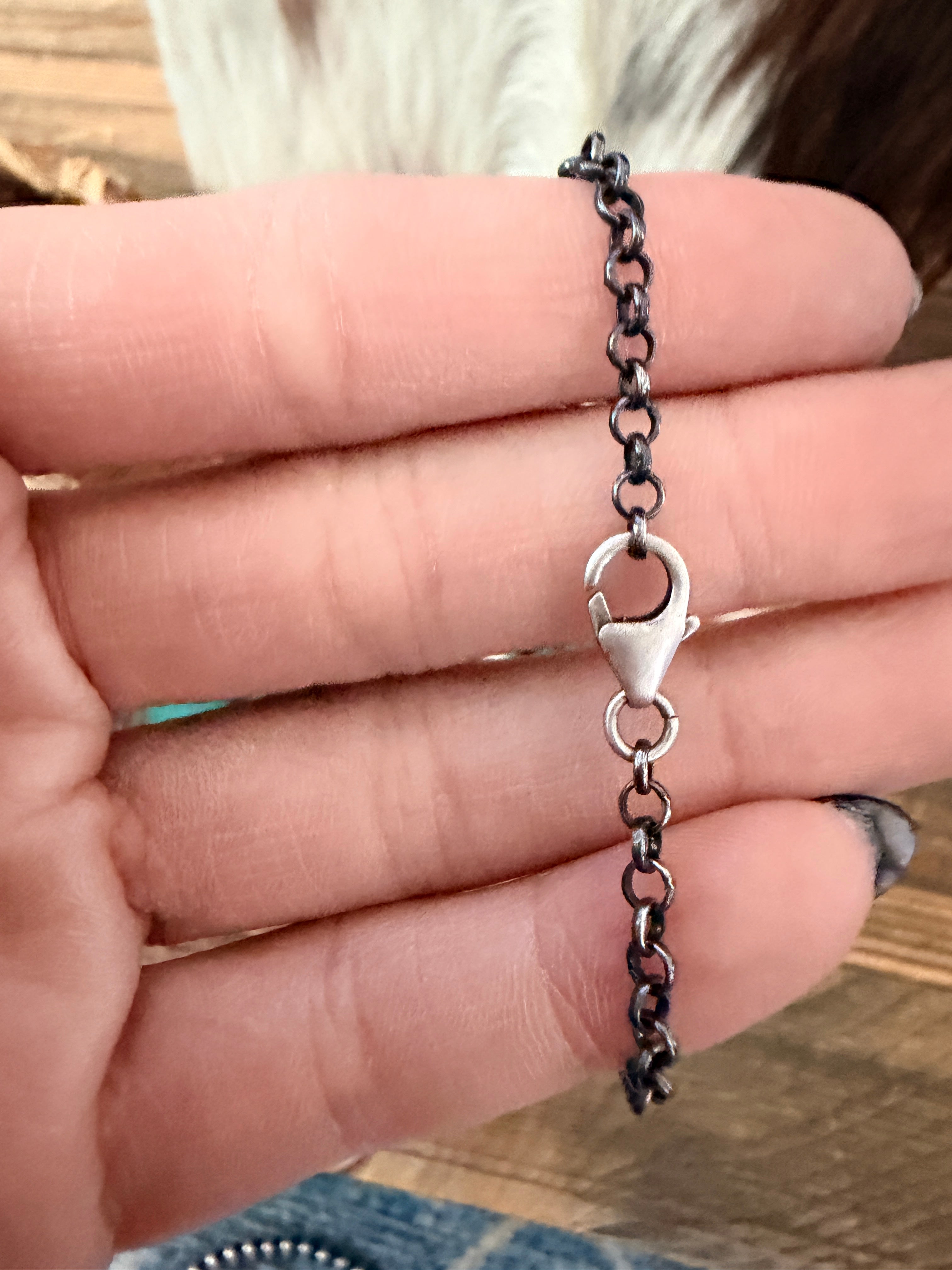 Handcrafted Multi Stone & Sterling Silver Naja Necklace by Jacqueline Silver
