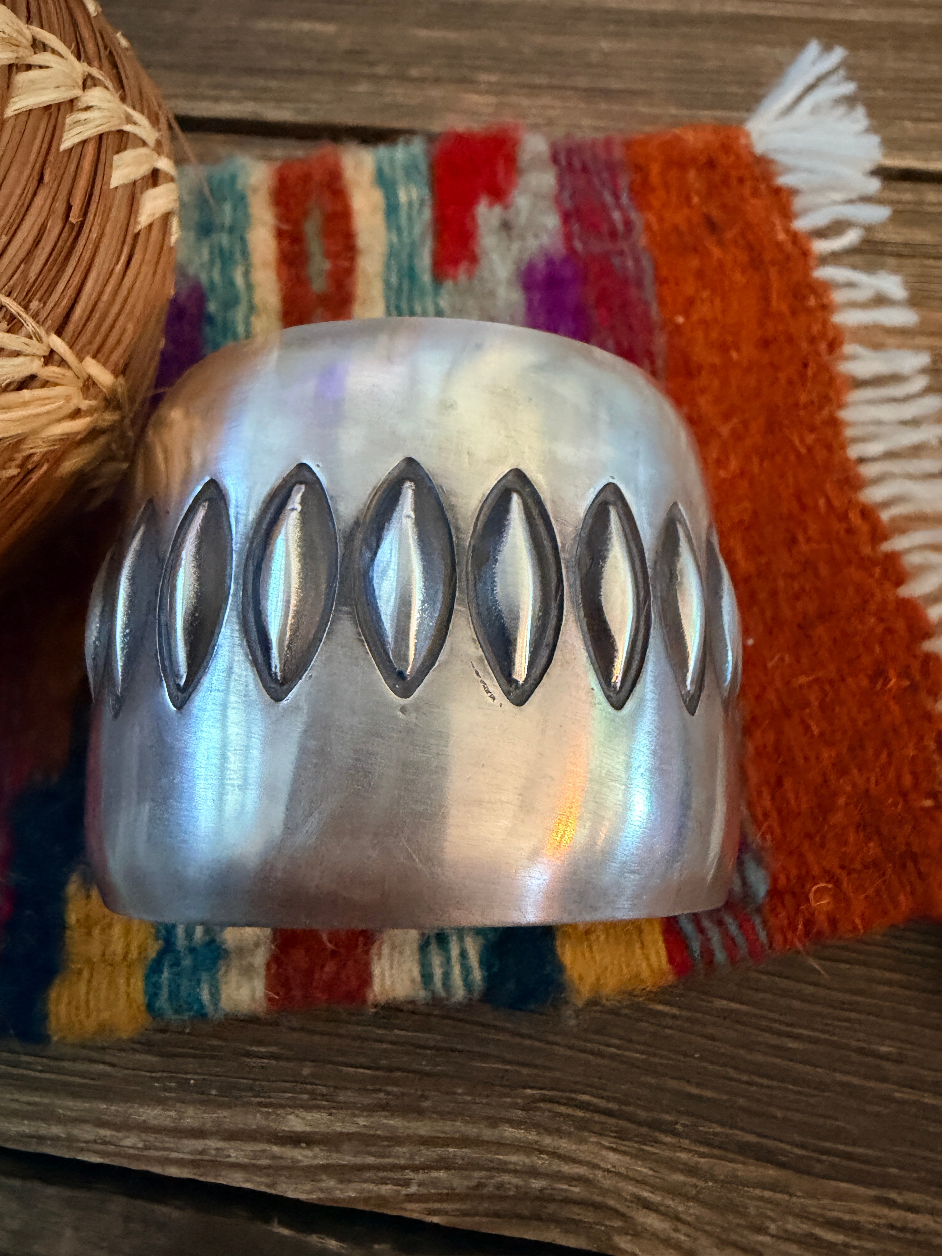 Handcrafted Sterling Silver Cuff Bracelet by Emerson Bill
