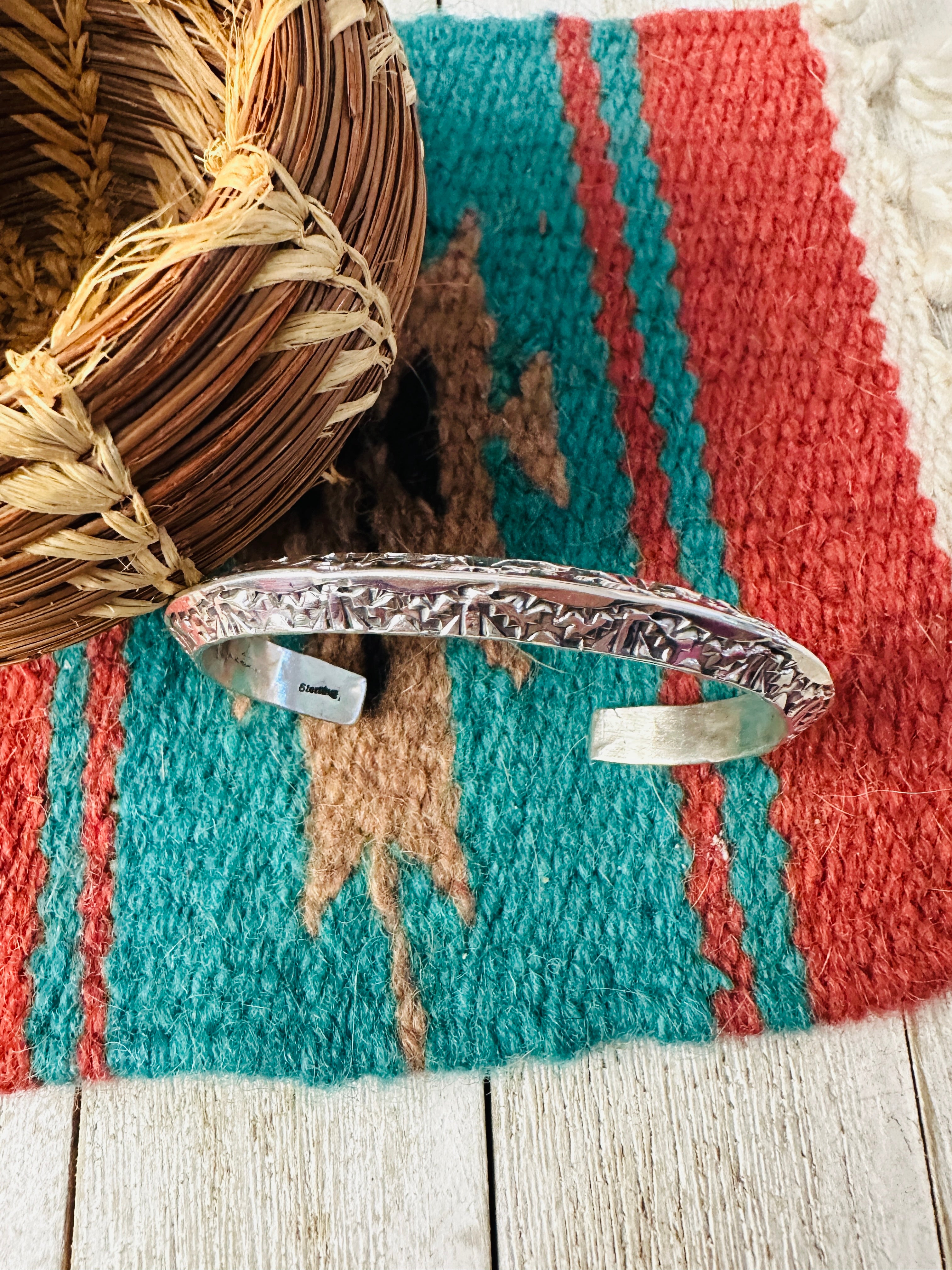 Handcrafted Sterling Silver Cuff Bracelet