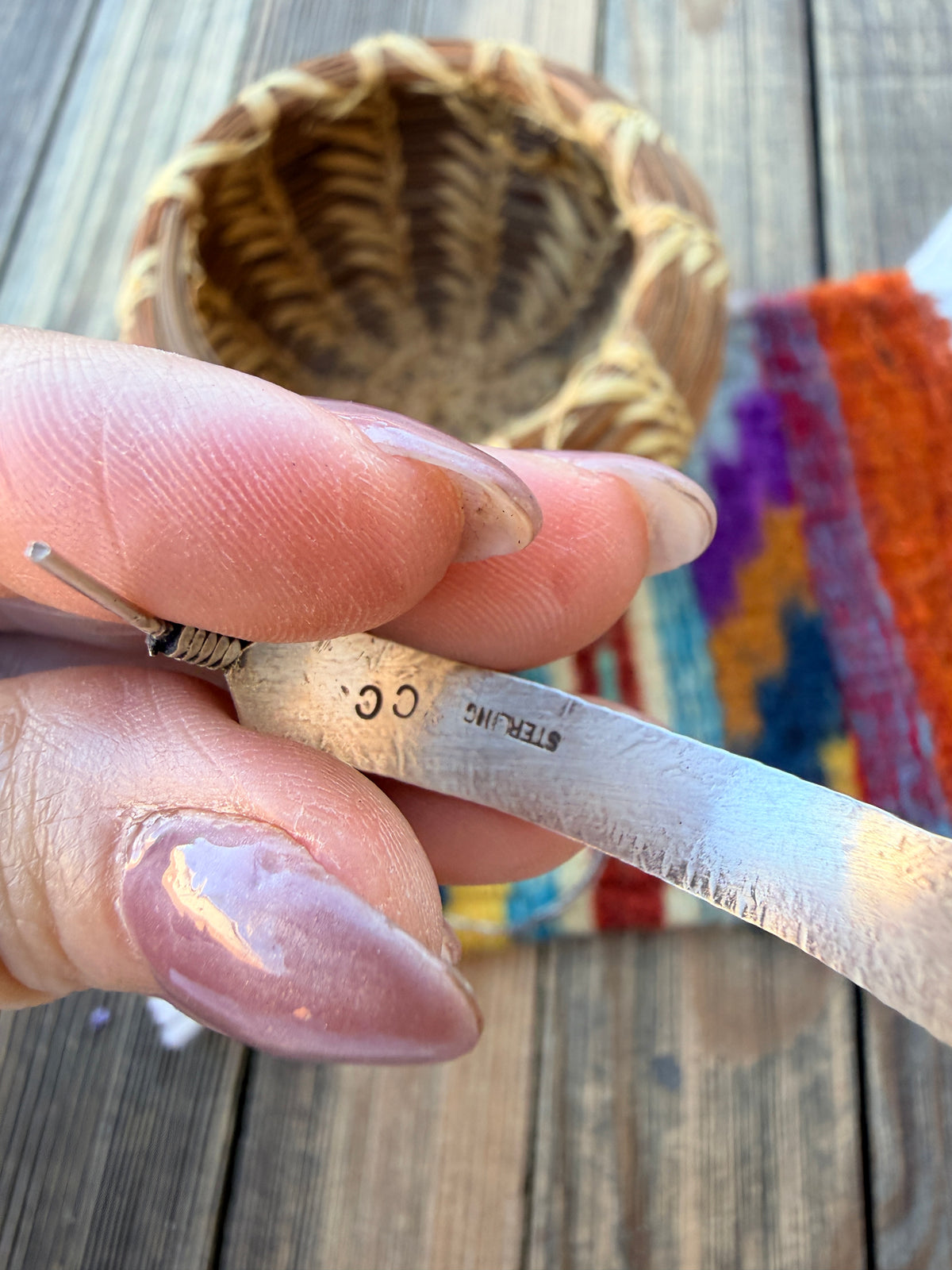 Handcrafted Sterling Silver Feather Hoop Earrings